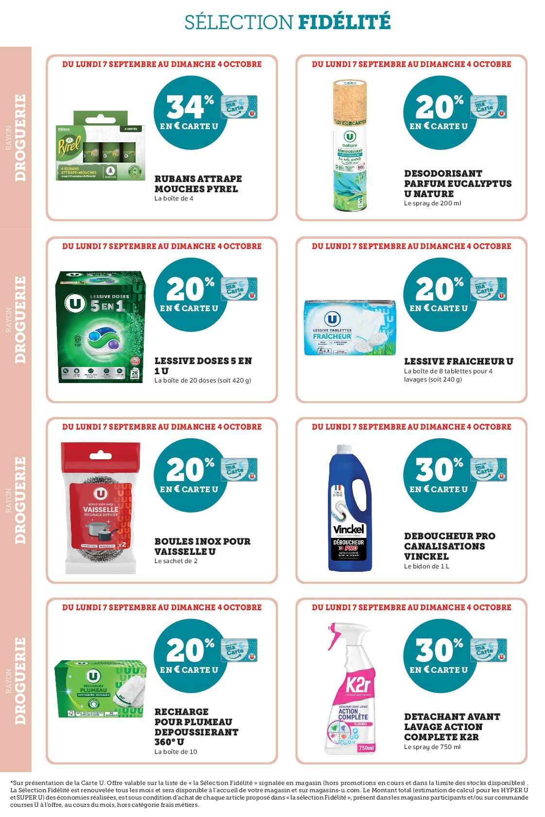 super-u - Current Super U - Ma sélection Carte U Septembre leaflet valid from du lundi 07/09/2026 to du dimanche 04/10/2026 - page: 10