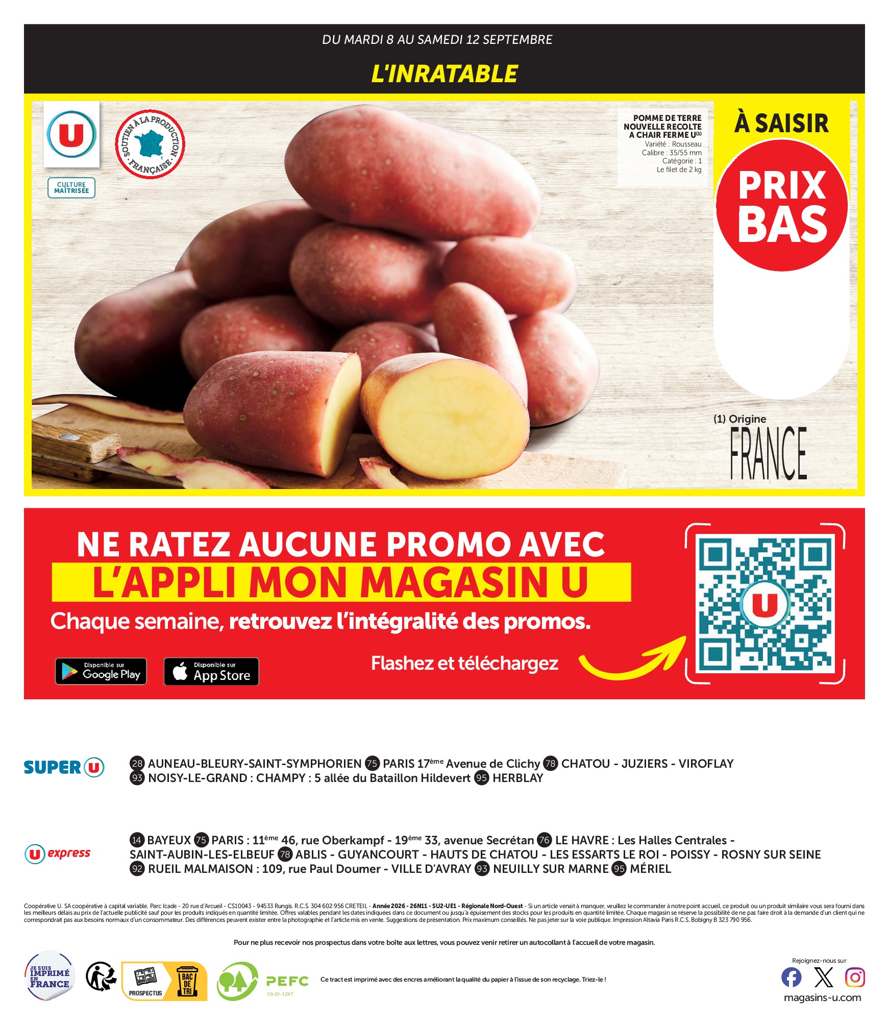 super-u - Prospectus Super U - Express valide du du mardi 08/09/2026 au du dimanche 13/09/2026 - page: 8