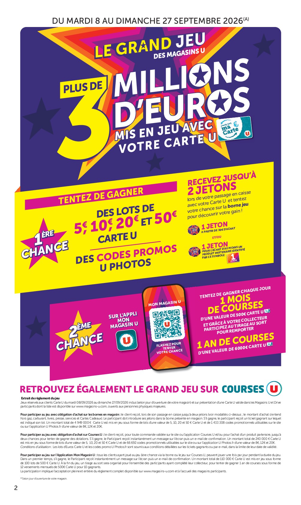 super-u - Flyer Super U pour la semaine prochaine du du mardi 15/09/2026 au du dimanche 27/09/2026 - page: 2