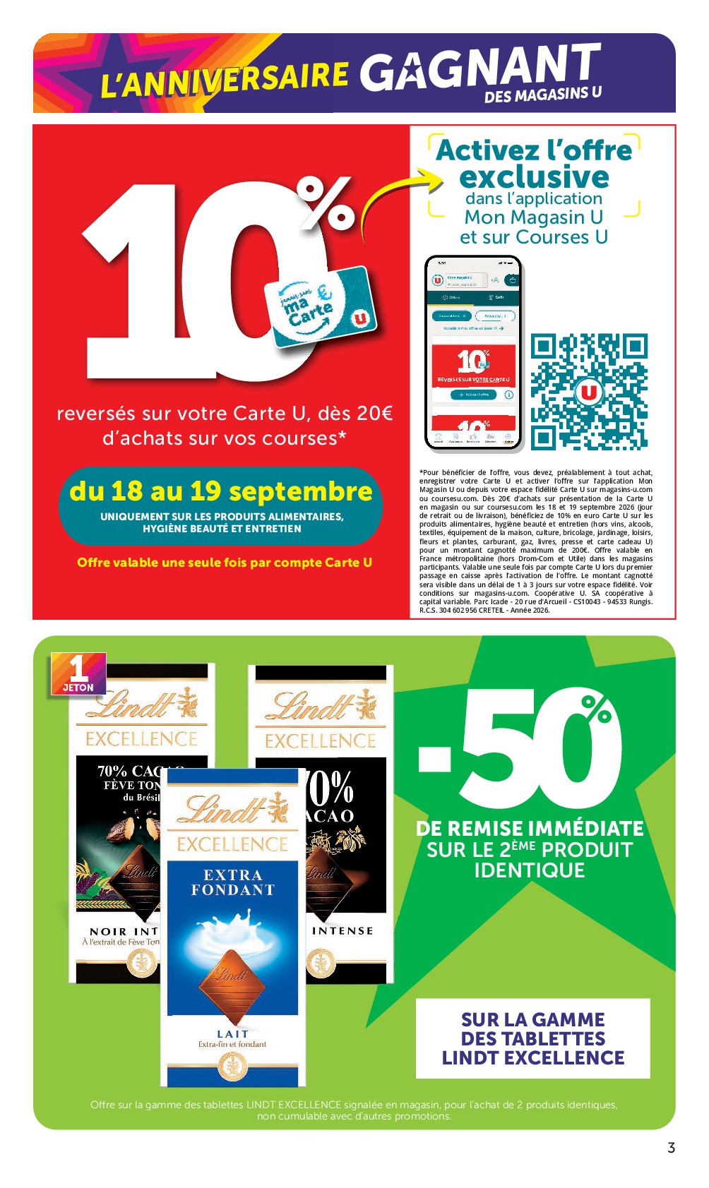 super-u - Flyer Super U pour la semaine prochaine du du mardi 15/09/2026 au du dimanche 27/09/2026 - page: 3