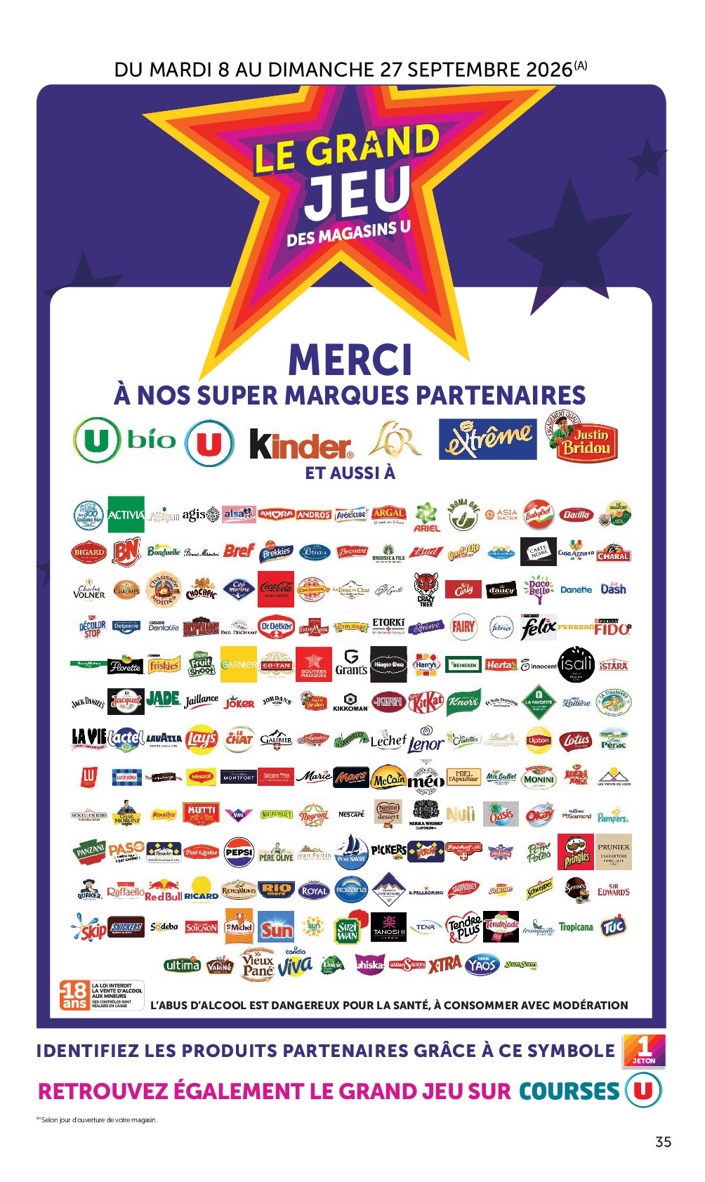 super-u - Prospectus Super U valide du du mardi 22/09/2026 au du dimanche 04/10/2026 - page: 35