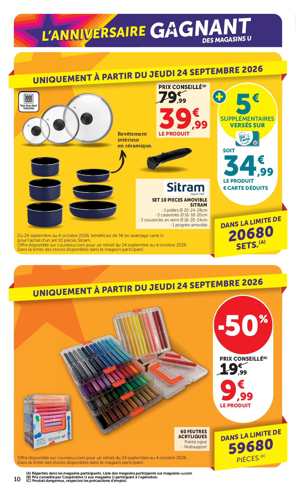 super-u - Prospectus Super U valide du du mardi 22/09/2026 au du dimanche 04/10/2026 - page: 10