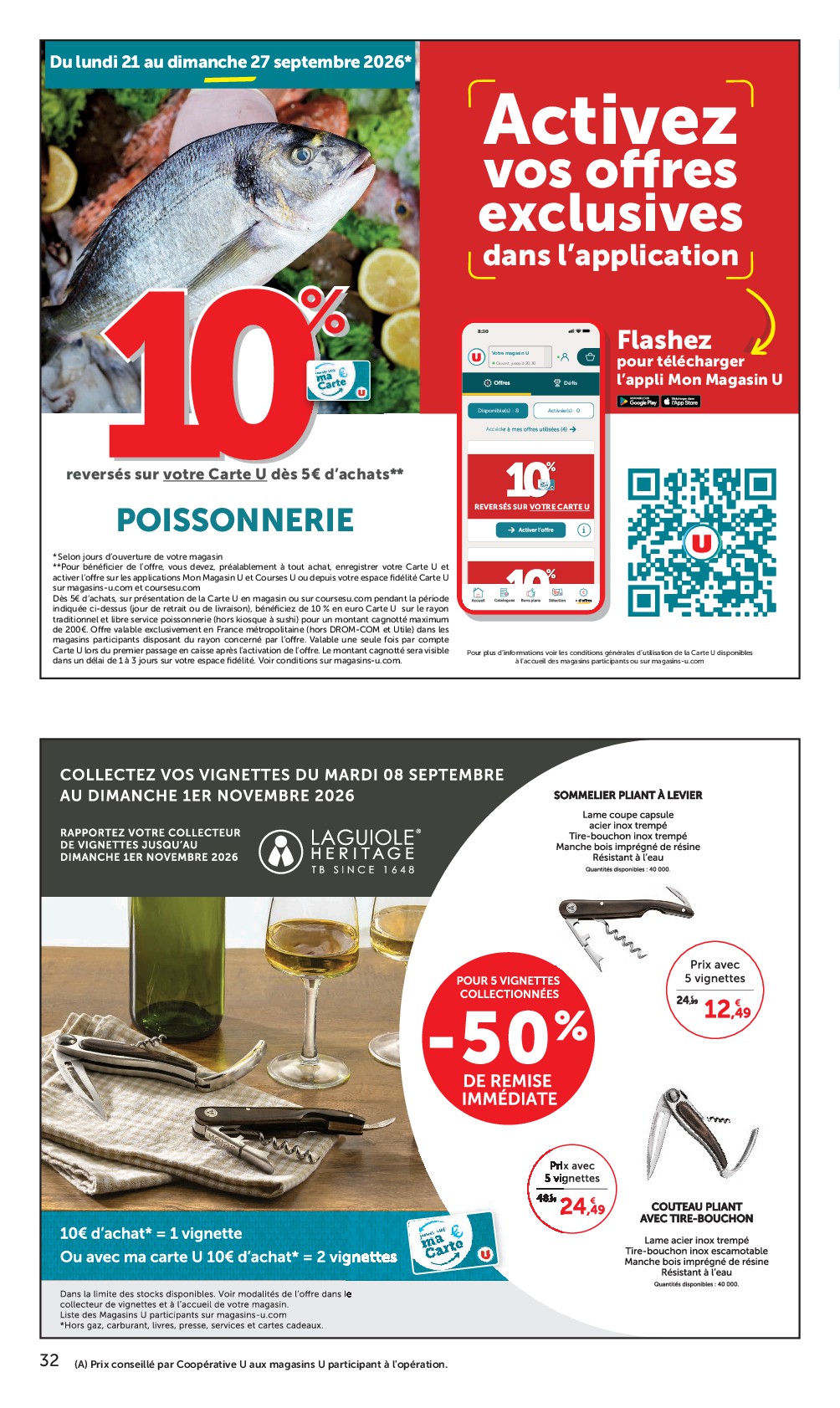 super-u - Prospectus Super U valide du du mardi 22/09/2026 au du dimanche 04/10/2026 - page: 32