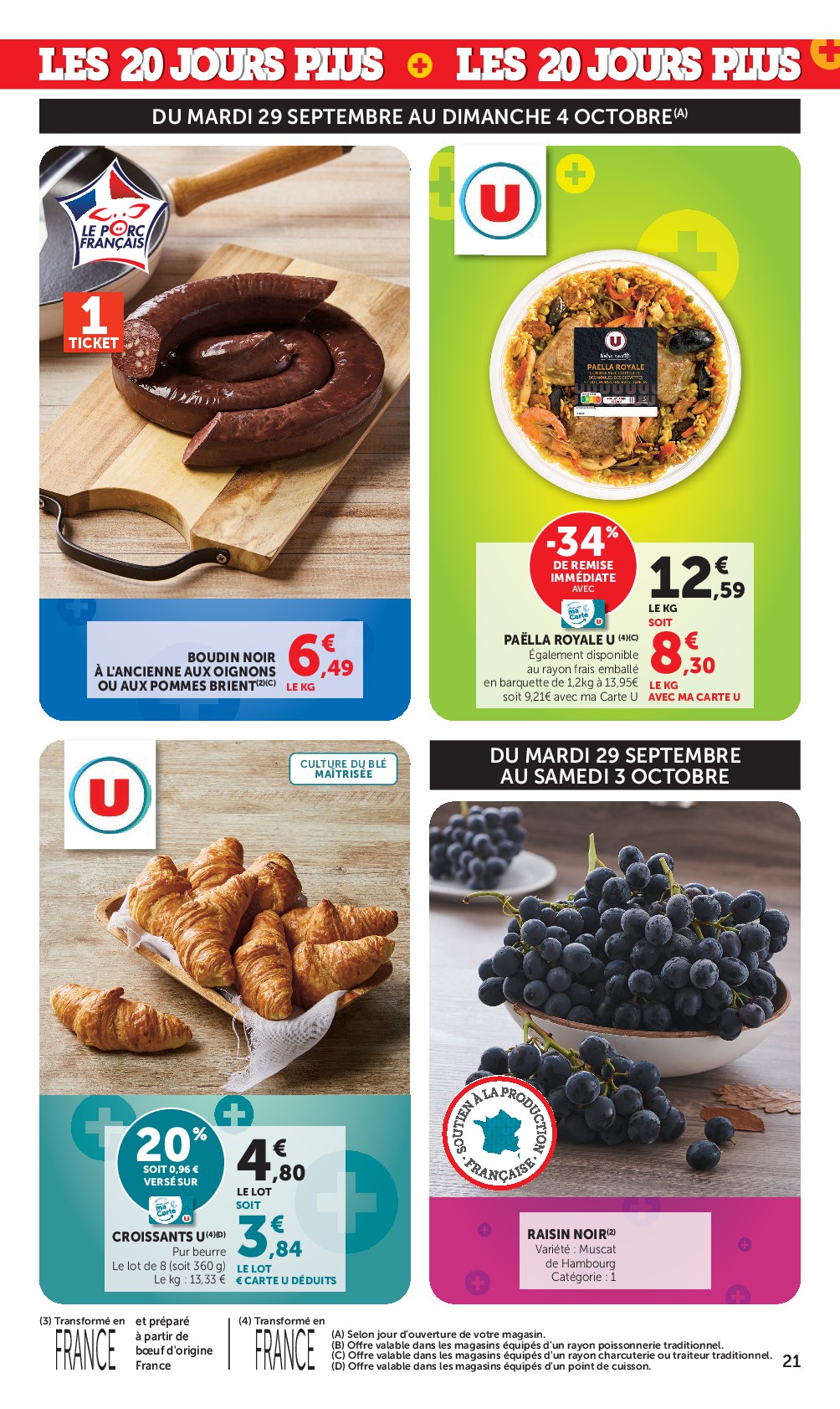 super-u - Prospectus Super U valide du du mardi 29/09/2026 au du dimanche 11/10/2026 - page: 21