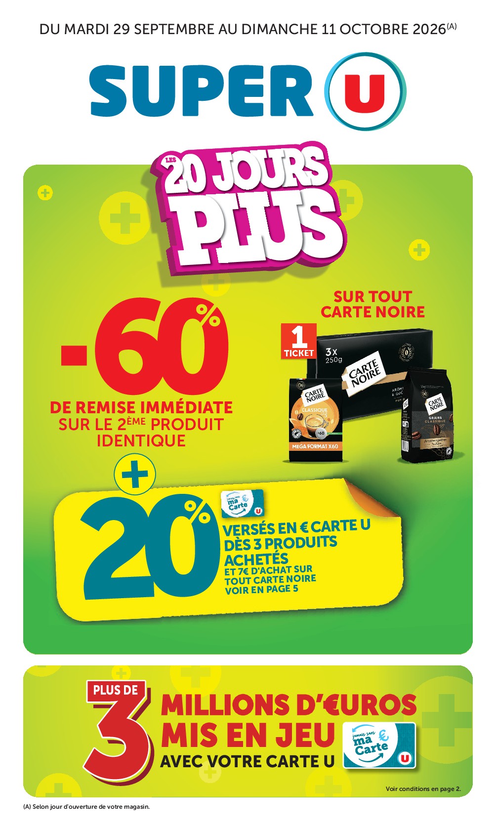 super-u - Prospectus Super U valide du du mardi 29/09/2026 au du dimanche 11/10/2026
