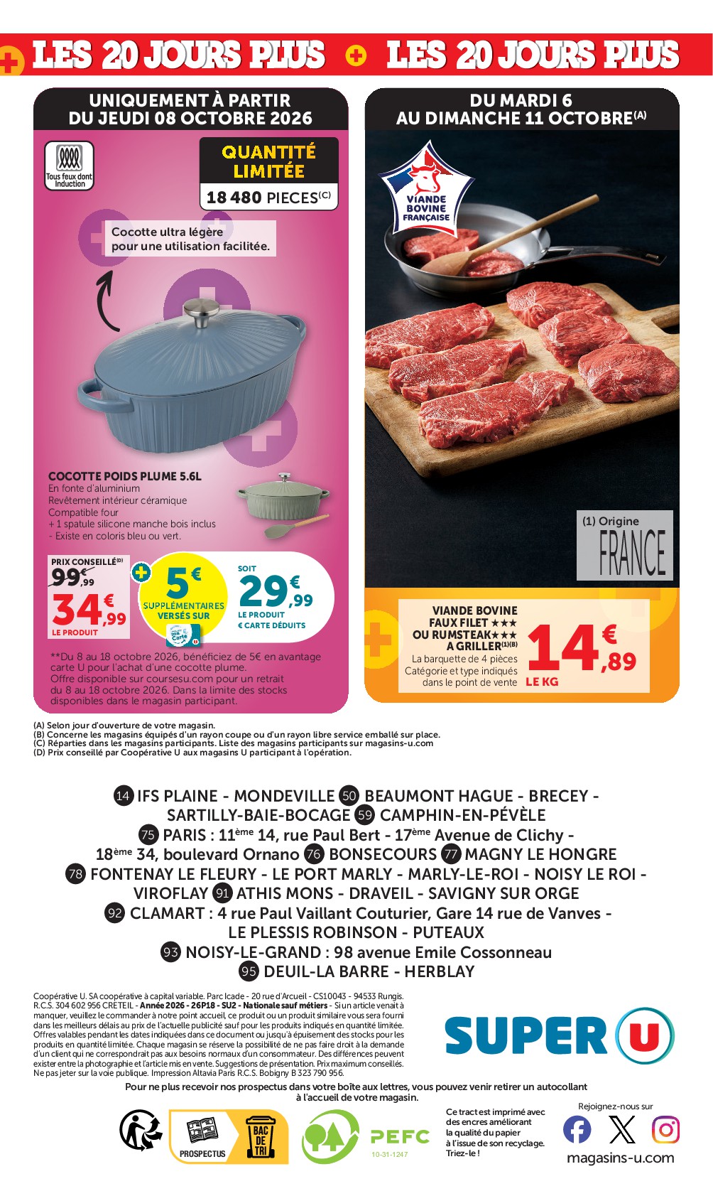 super-u - Prospectus Super U valide du du mardi 06/10/2026 au du dimanche 18/10/2026 - page: 36