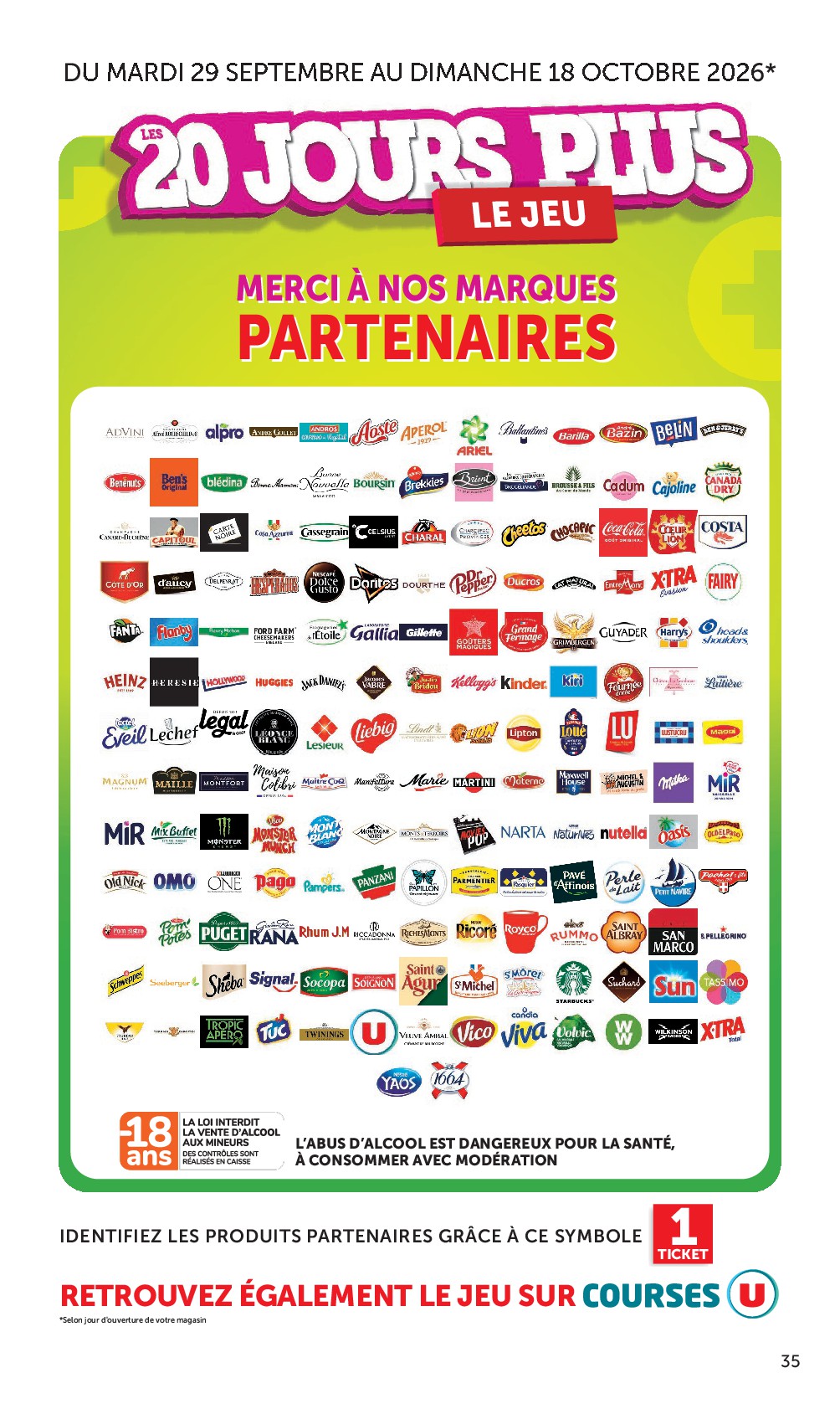 super-u - Prospectus Super U valide du du mardi 06/10/2026 au du dimanche 18/10/2026 - page: 35
