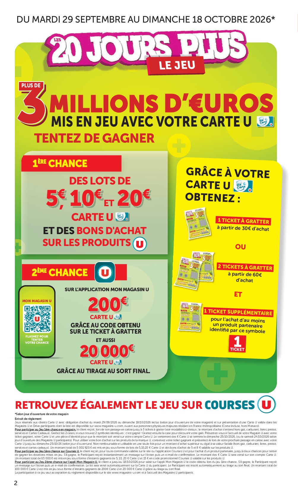 super-u - Prospectus Super U valide du du mardi 06/10/2026 au du dimanche 18/10/2026 - page: 2