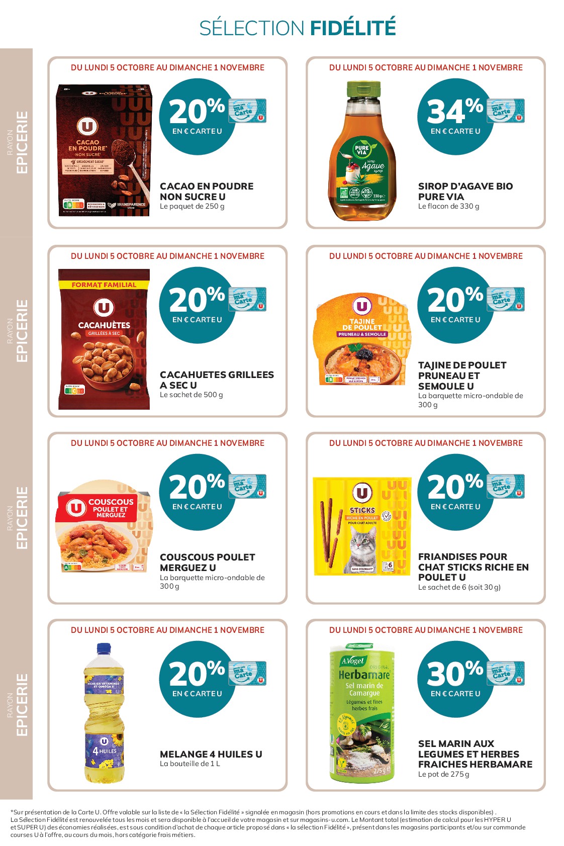 super-u - Current Super U - Ma sélection Carte U leaflet valid from du lundi 05/10/2026 to du dimanche 01/11/2026 - page: 26