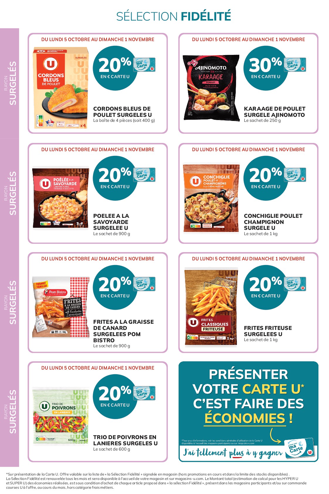 super-u - Current Super U - Ma sélection Carte U leaflet valid from du lundi 05/10/2026 to du dimanche 01/11/2026 - page: 40