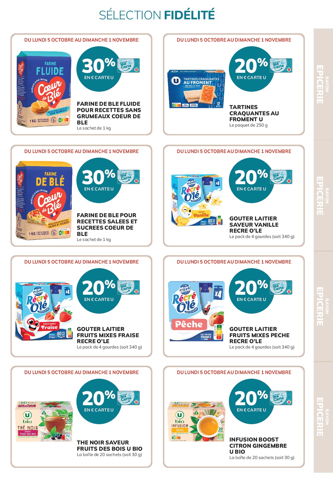 super-u - Current Super U - Ma sélection Carte U leaflet valid from du lundi 05/10/2026 to du dimanche 01/11/2026 - page: 25
