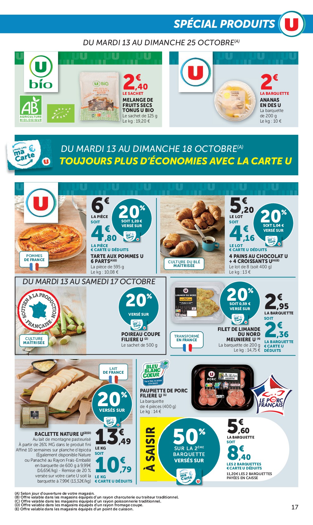 super-u - Prospectus Super U valide du du mardi 13/10/2026 au du dimanche 25/10/2026 - page: 17