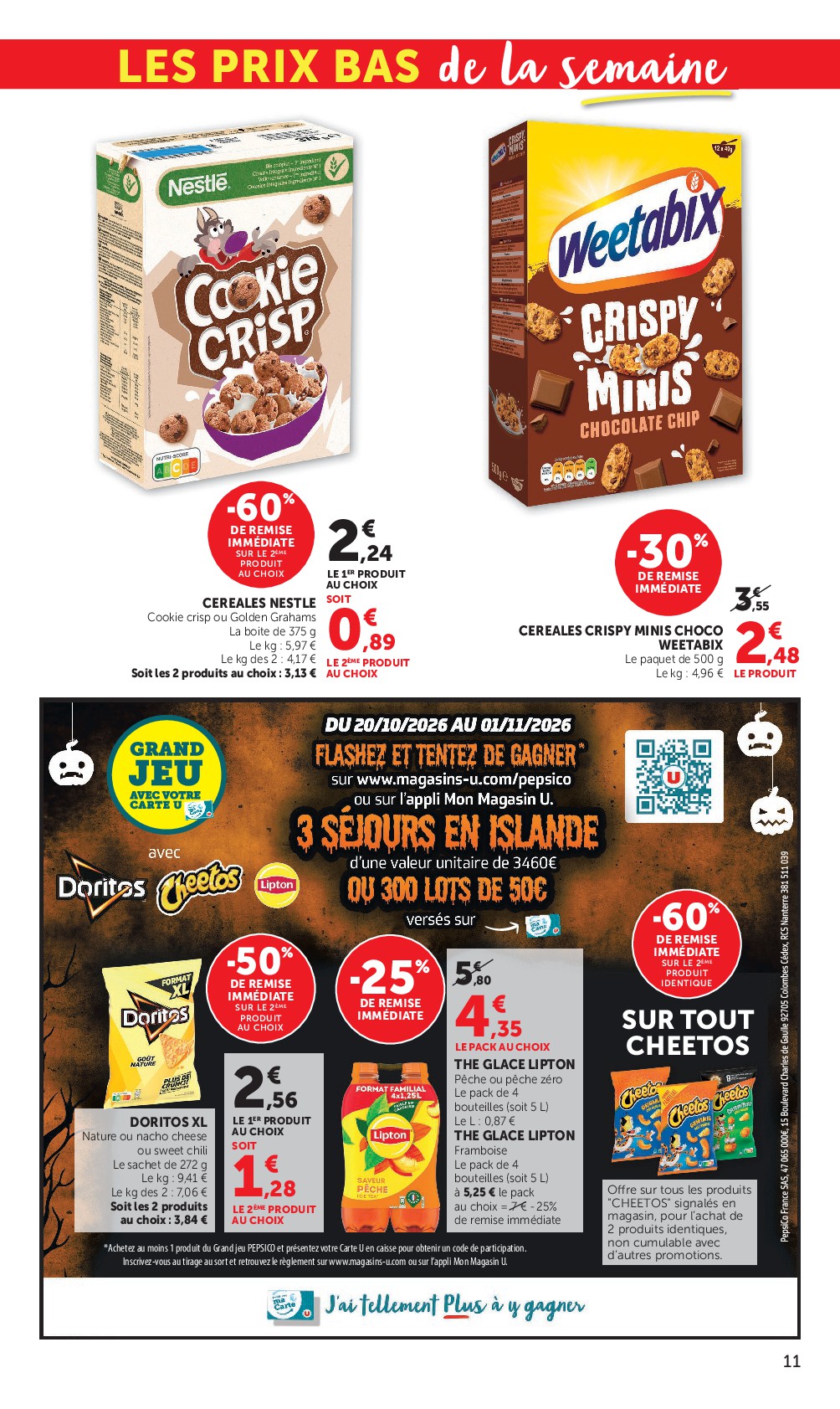 super-u - Prospectus Super U - Halloween à prix bas valide du du mardi 20/10/2026 au du dimanche 01/11/2026 - page: 11