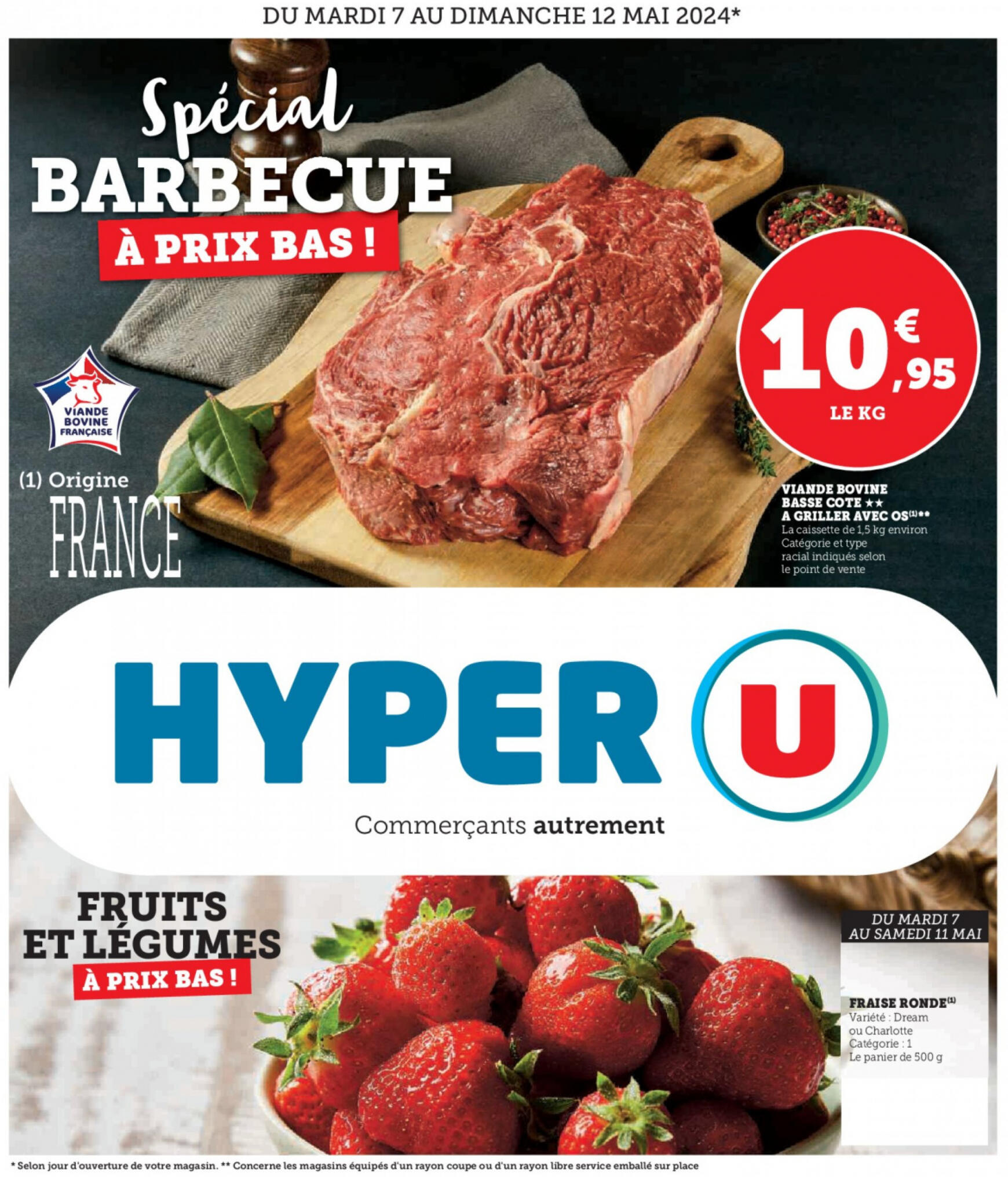 super-u - Prospectus Super U - Spécial barbecue à prix bas actuel 07.05. - 12.05. - page: 1