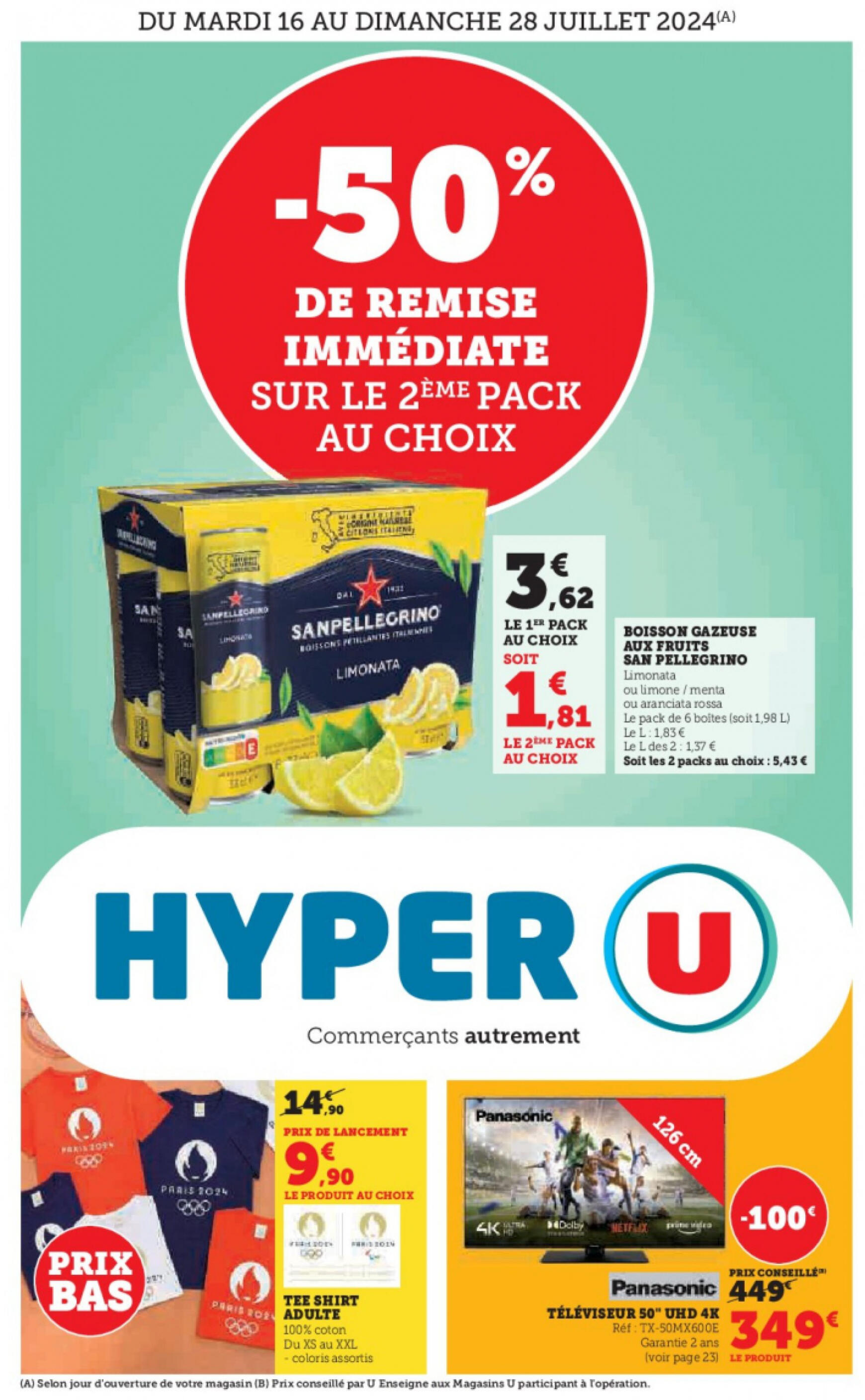 super-u - Prospectus Hyper U - Les prix bas de la semaine actuel 16.07. - 28.07.