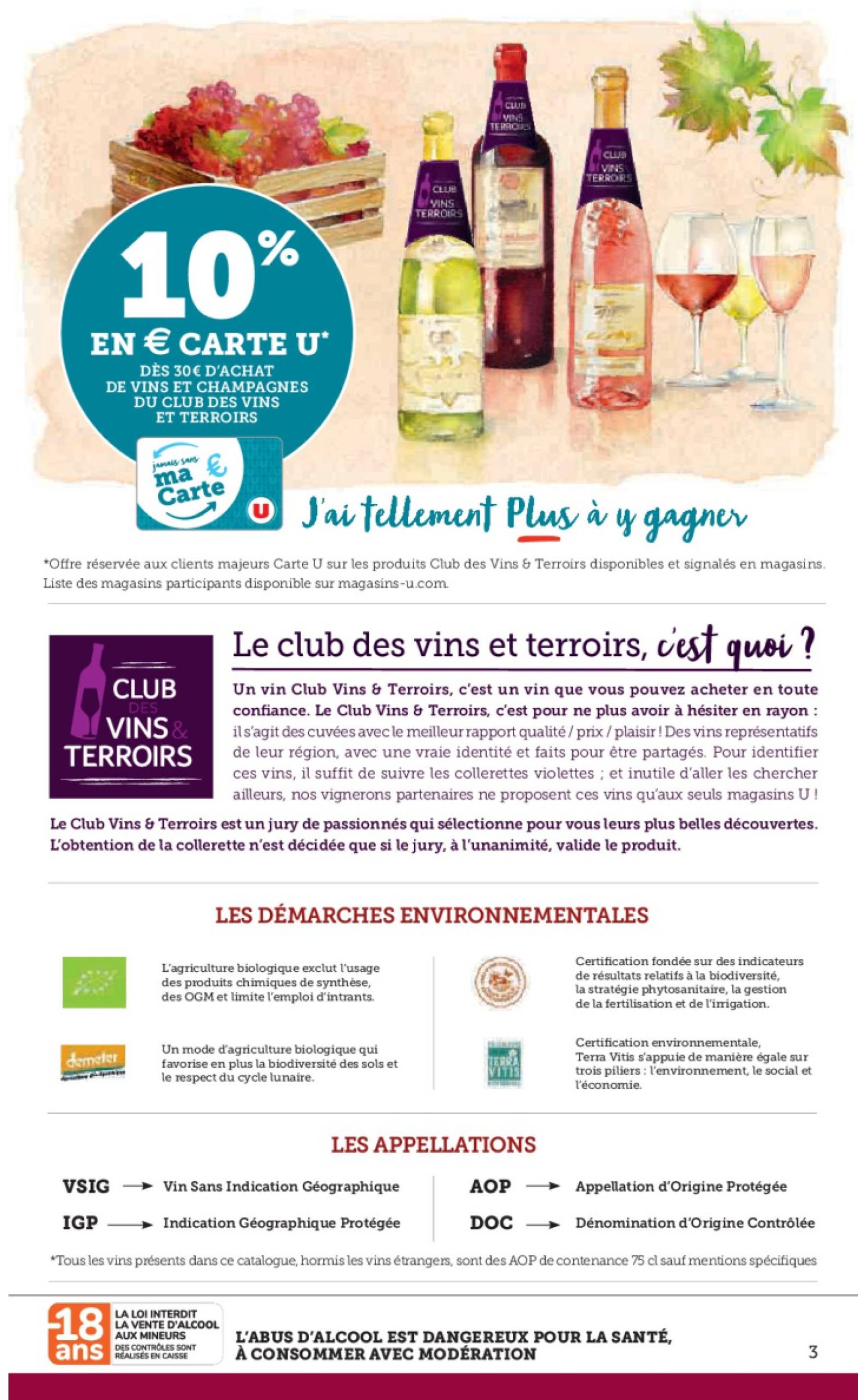 super-u - Catalogue Hyper U - Foire aux vins ! valable dès 24.09. - 06.10. - page: 3