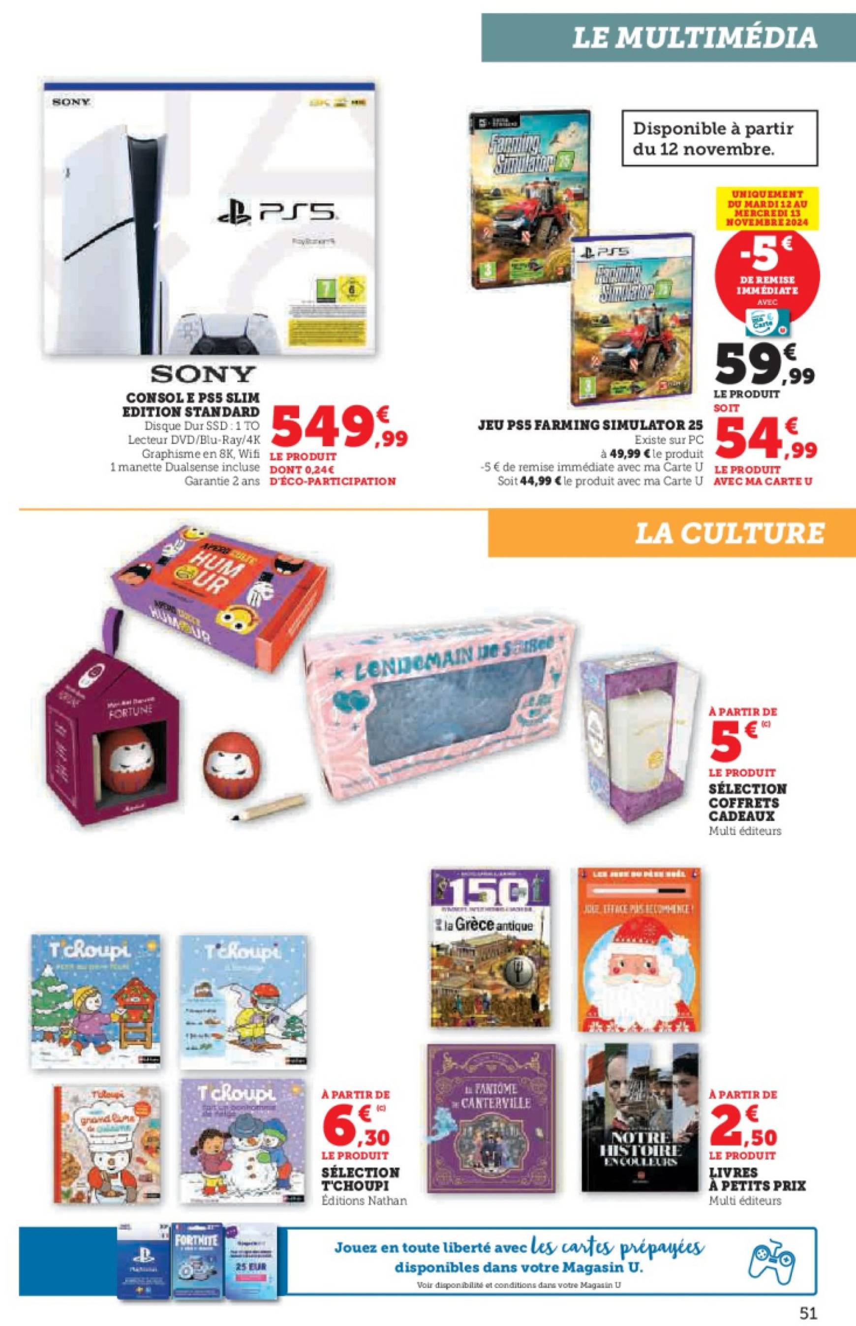 super-u - Catalogue Hyper U - Les prix bas de la semaine valable dès 05.11. - 15.11. - page: 51