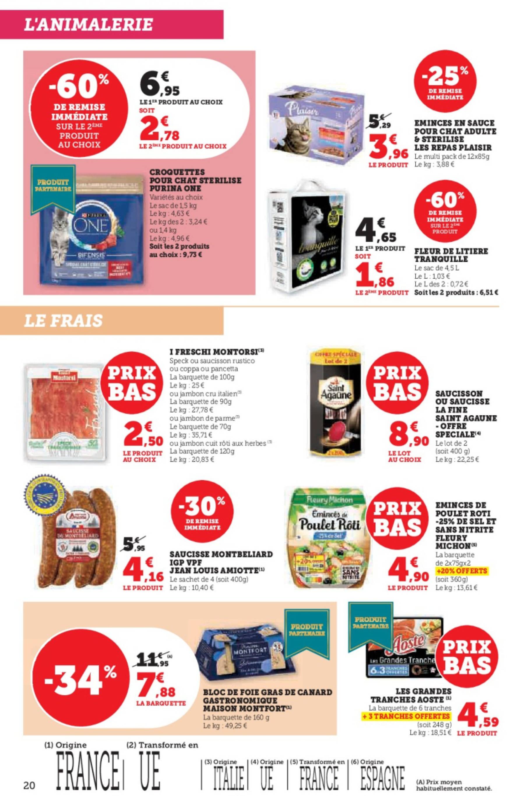 super-u - Catalogue Hyper U - Les prix bas de la semaine valable dès 05.11. - 15.11. - page: 20