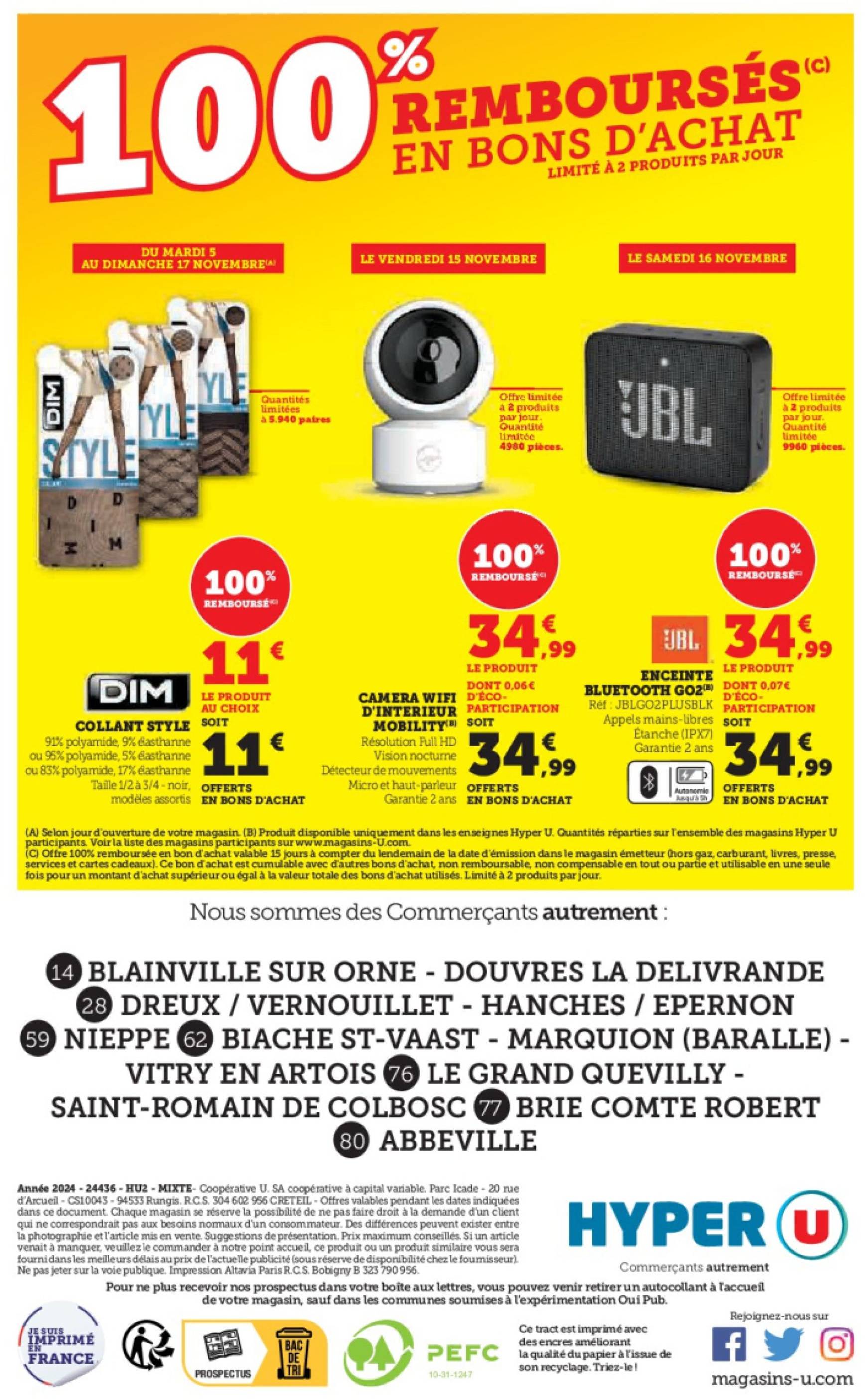 super-u - Catalogue Hyper U - Les prix bas de la semaine valable dès 05.11. - 15.11. - page: 60