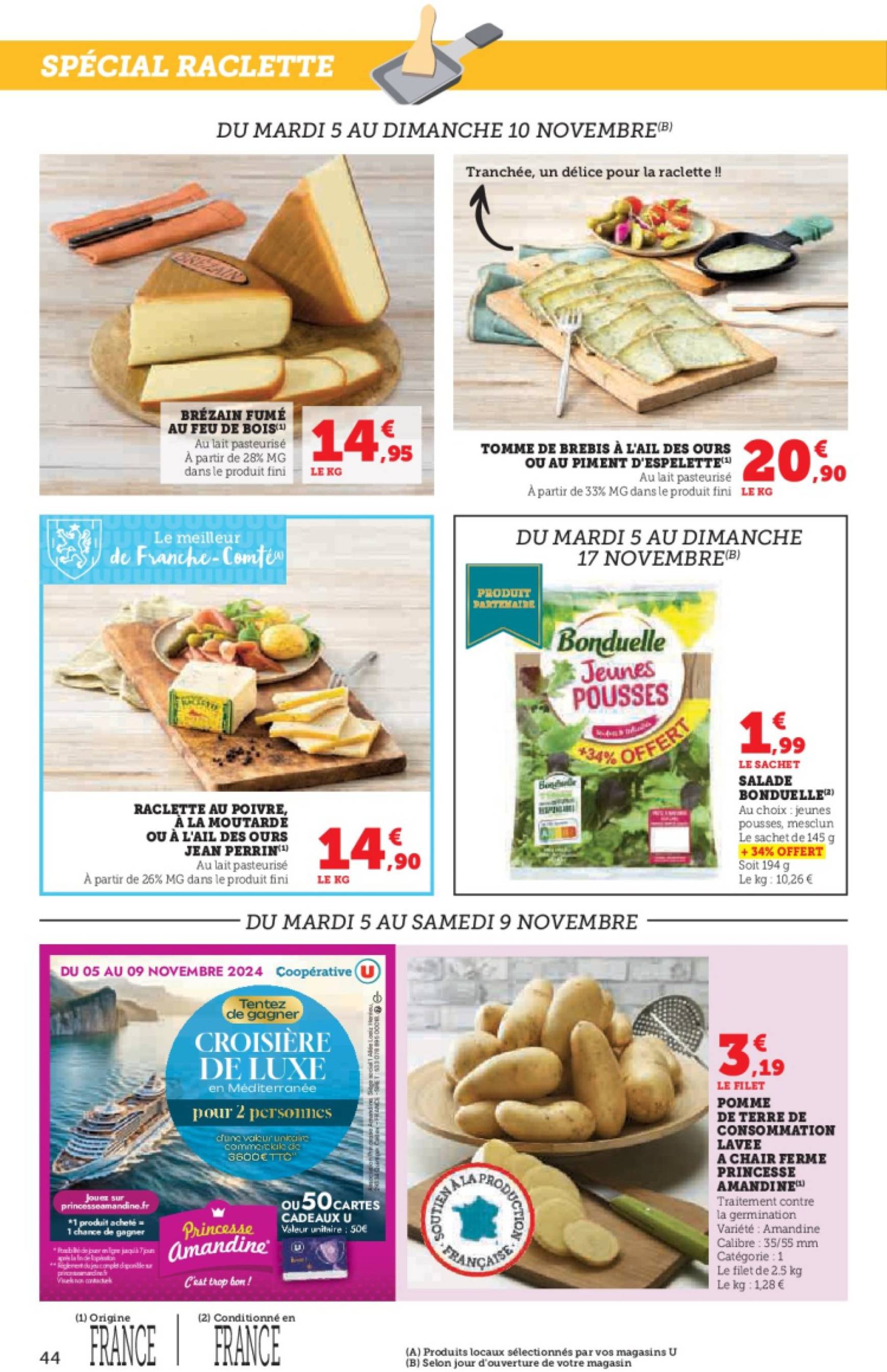 super-u - Catalogue Hyper U - Les prix bas de la semaine valable dès 05.11. - 15.11. - page: 44