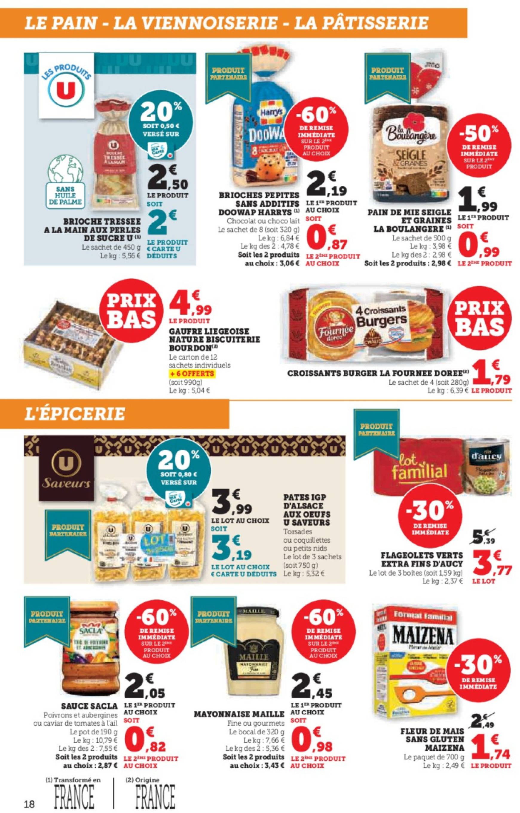 super-u - Catalogue Hyper U - Les prix bas de la semaine valable dès 05.11. - 15.11. - page: 18