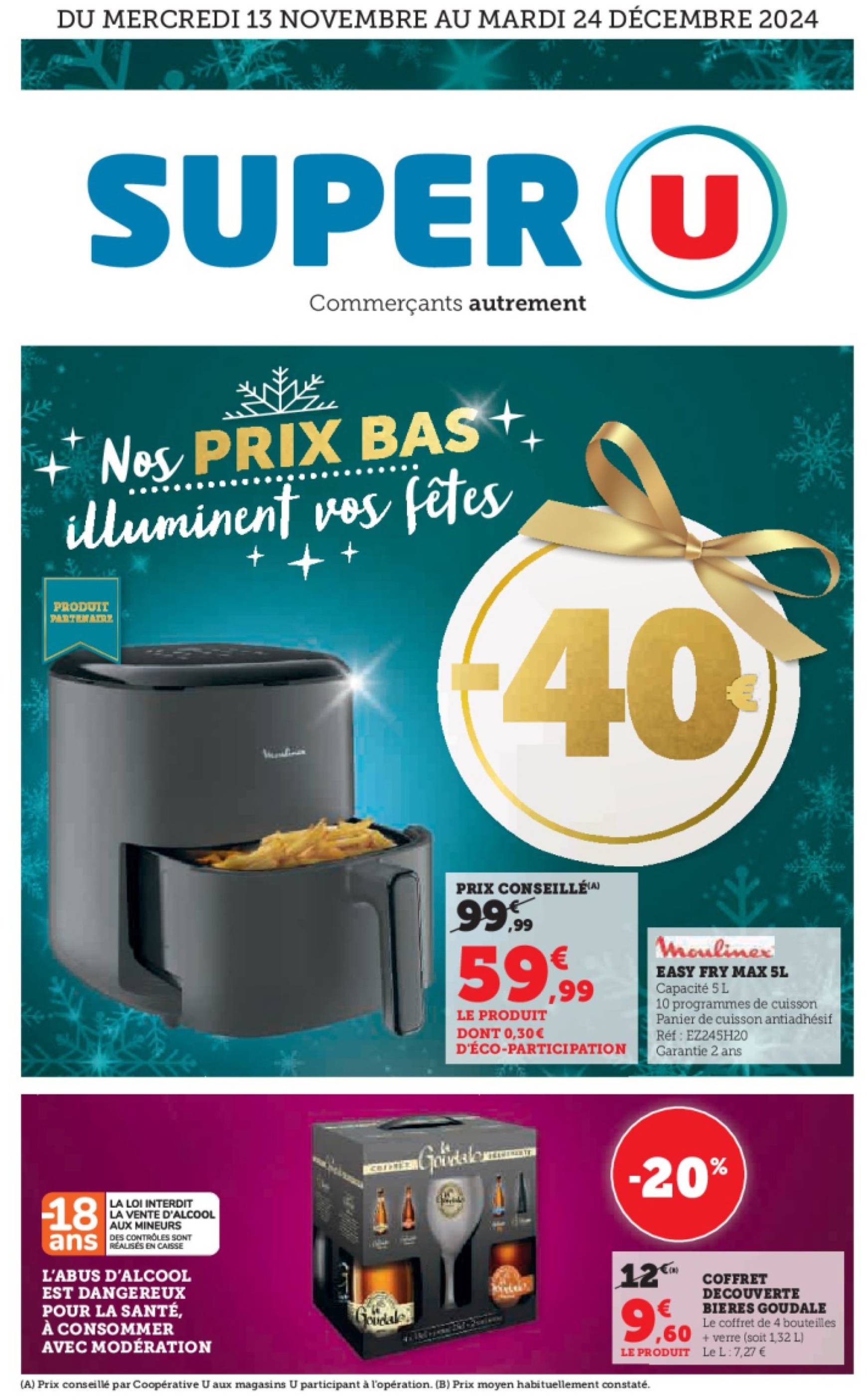 super-u - Catalogue Super U - Préparatifs pour Noël valable dès 13.11. - 24.12.