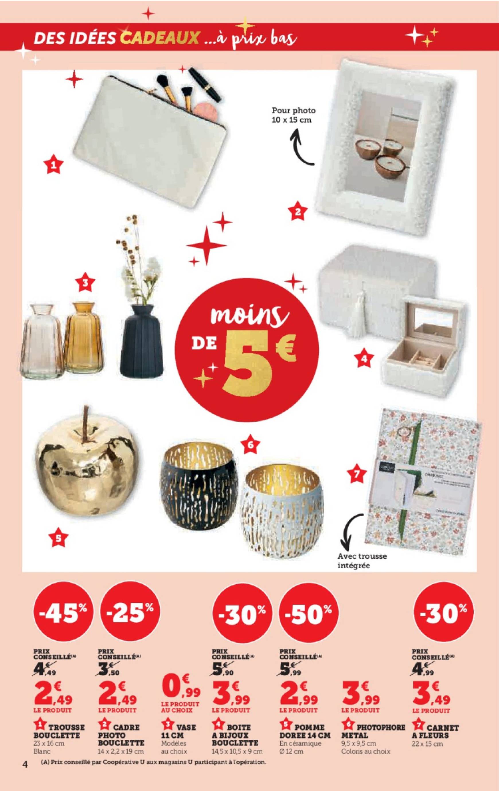 super-u - Catalogue Super U - Préparatifs pour Noël valable dès 13.11. - 24.12. - page: 4