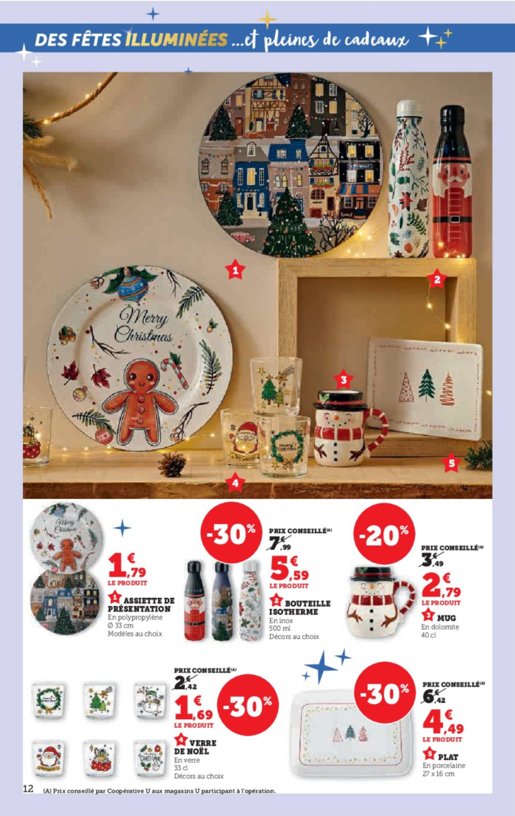 super-u - Catalogue Super U - Préparatifs pour Noël valable dès 13.11. - 24.12. - page: 12