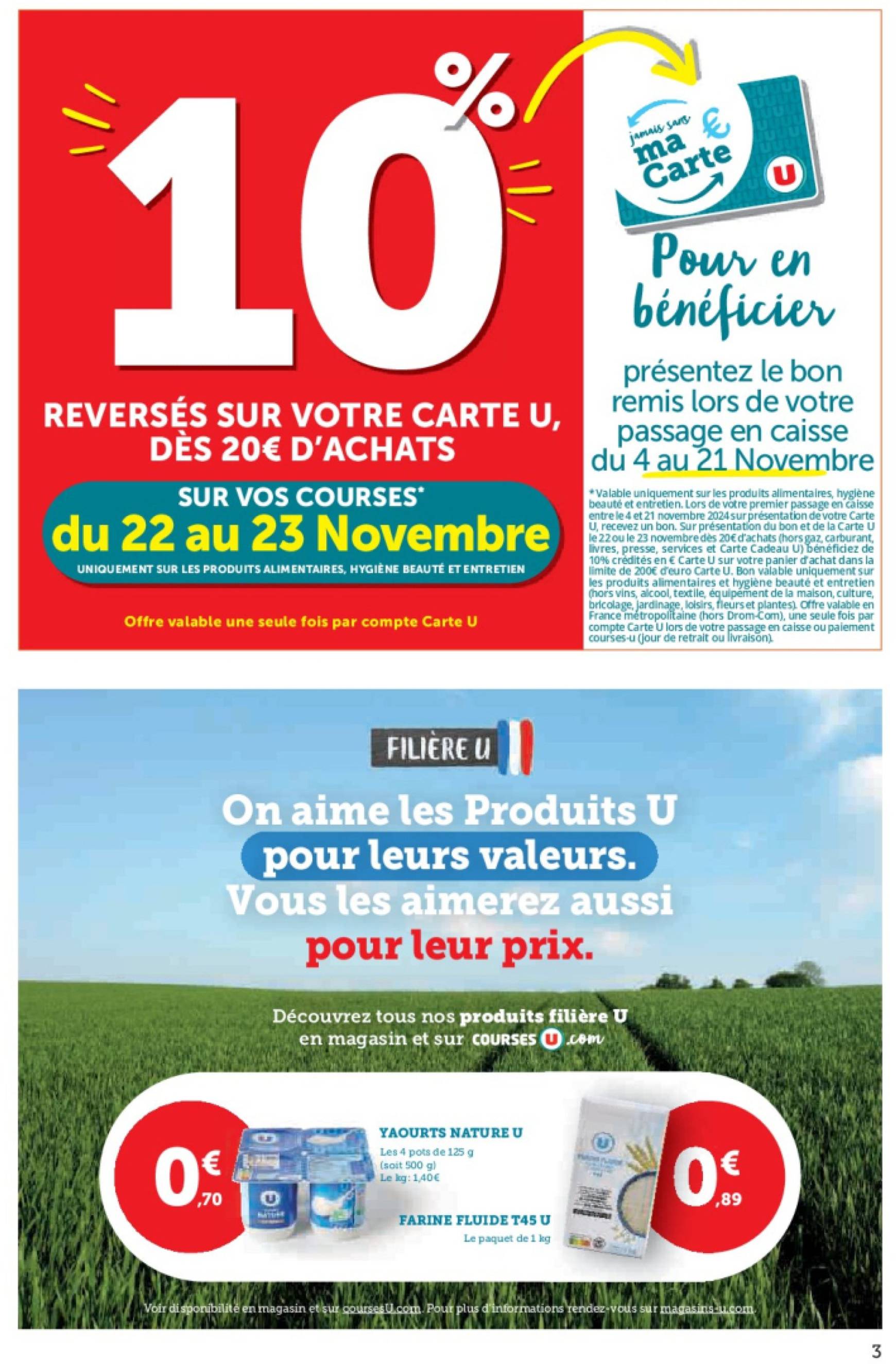 super-u - Catalogue Super U valable dès 19.11. - 01.12. - page: 3