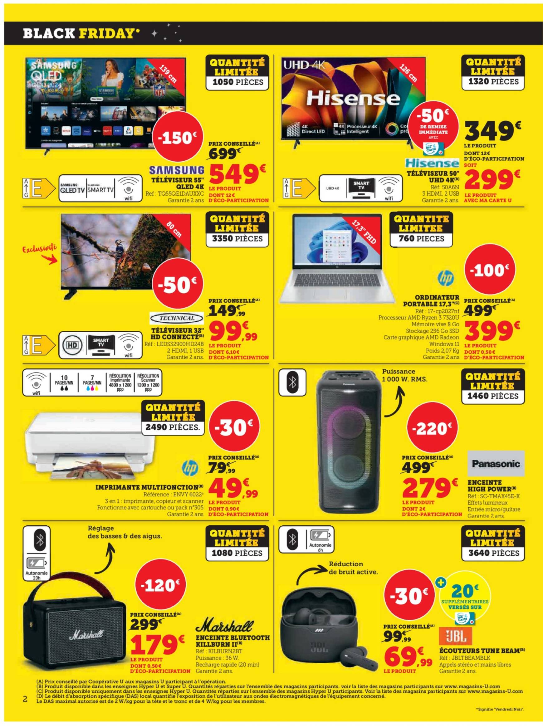 super-u - Catalogue Hyper U - Black friday valable dès 29/11 - 01/12 - page: 2