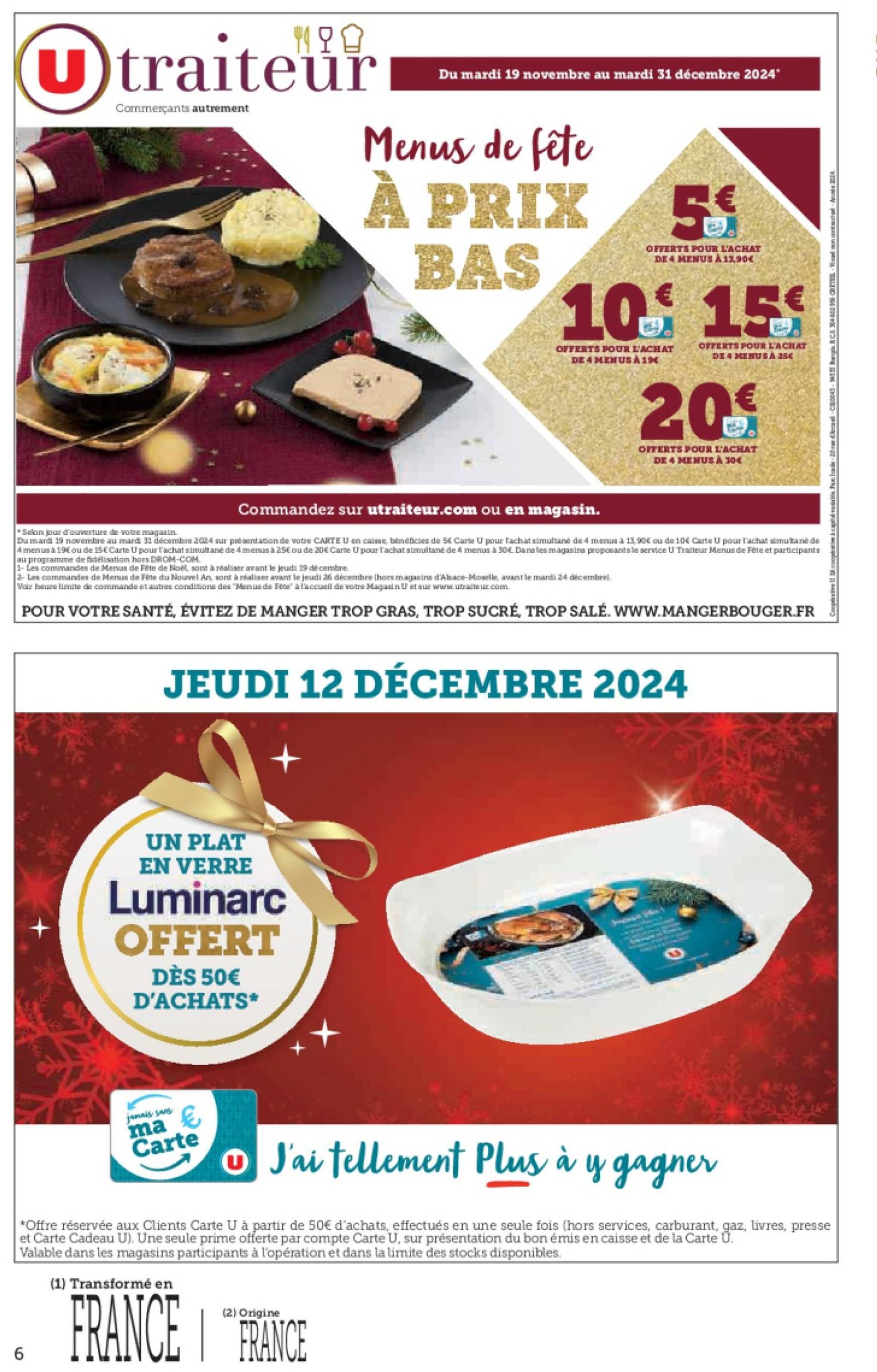 super-u - Catalogue Super U valable dès 10/12 - 24/12 - page: 6