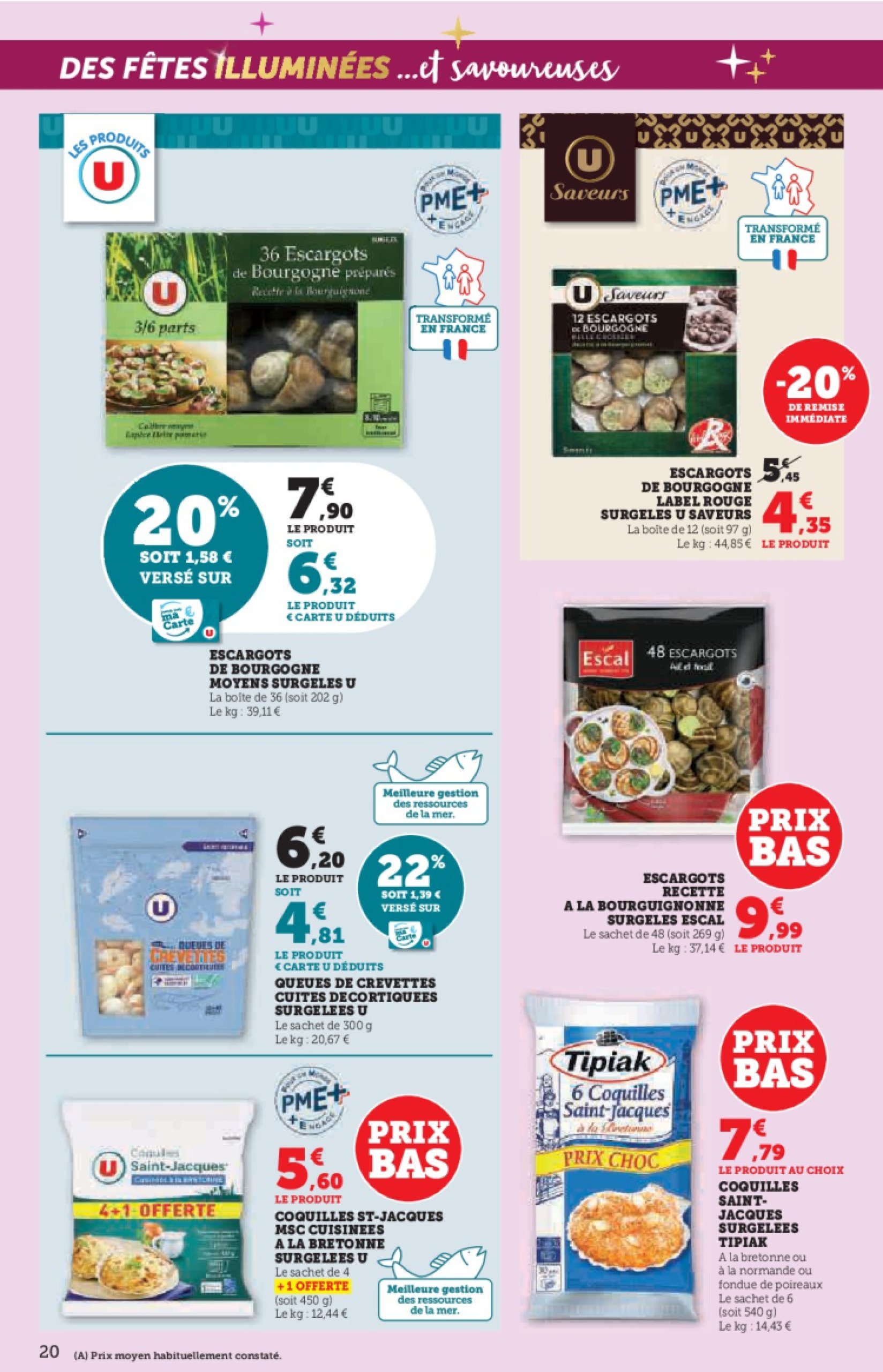 super-u - Catalogue Hyper U - Les prix bas de Noël valable dès 10/12 - 24/12 - page: 20