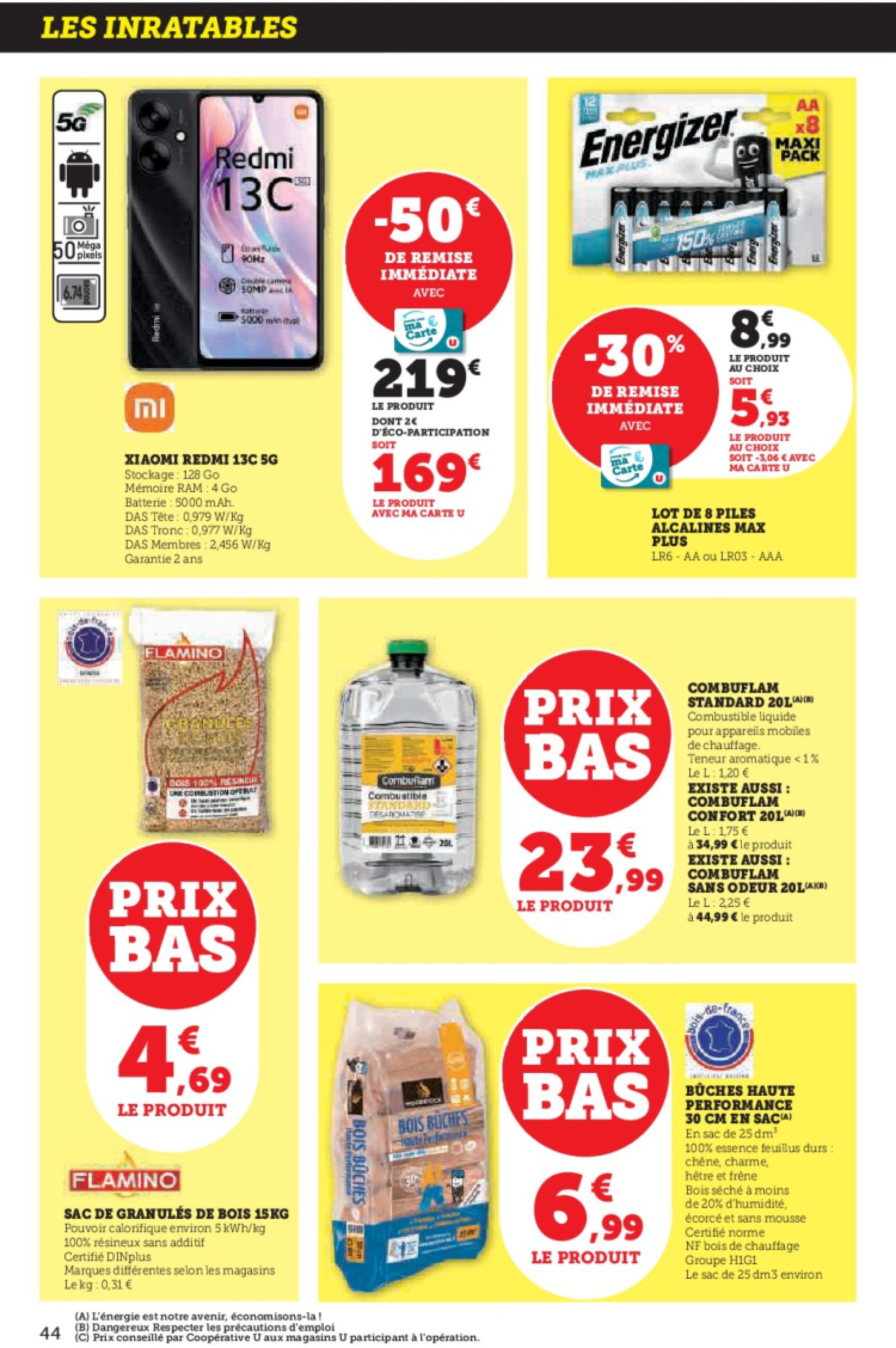 super-u - Catalogue Hyper U - Les prix bas de Noël valable dès 10/12 - 24/12 - page: 44