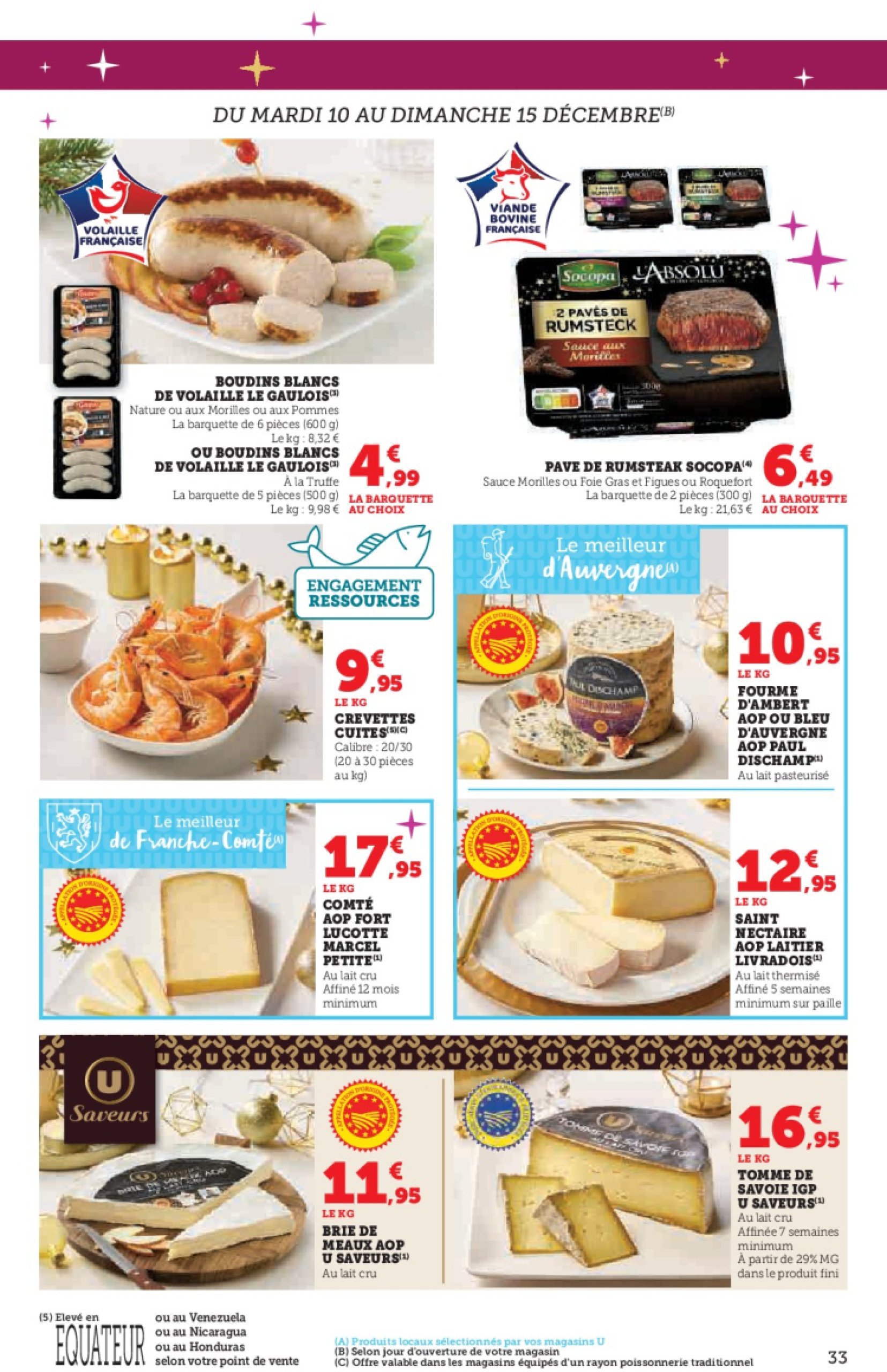 super-u - Catalogue Hyper U - Les prix bas de Noël valable dès 10/12 - 24/12 - page: 33