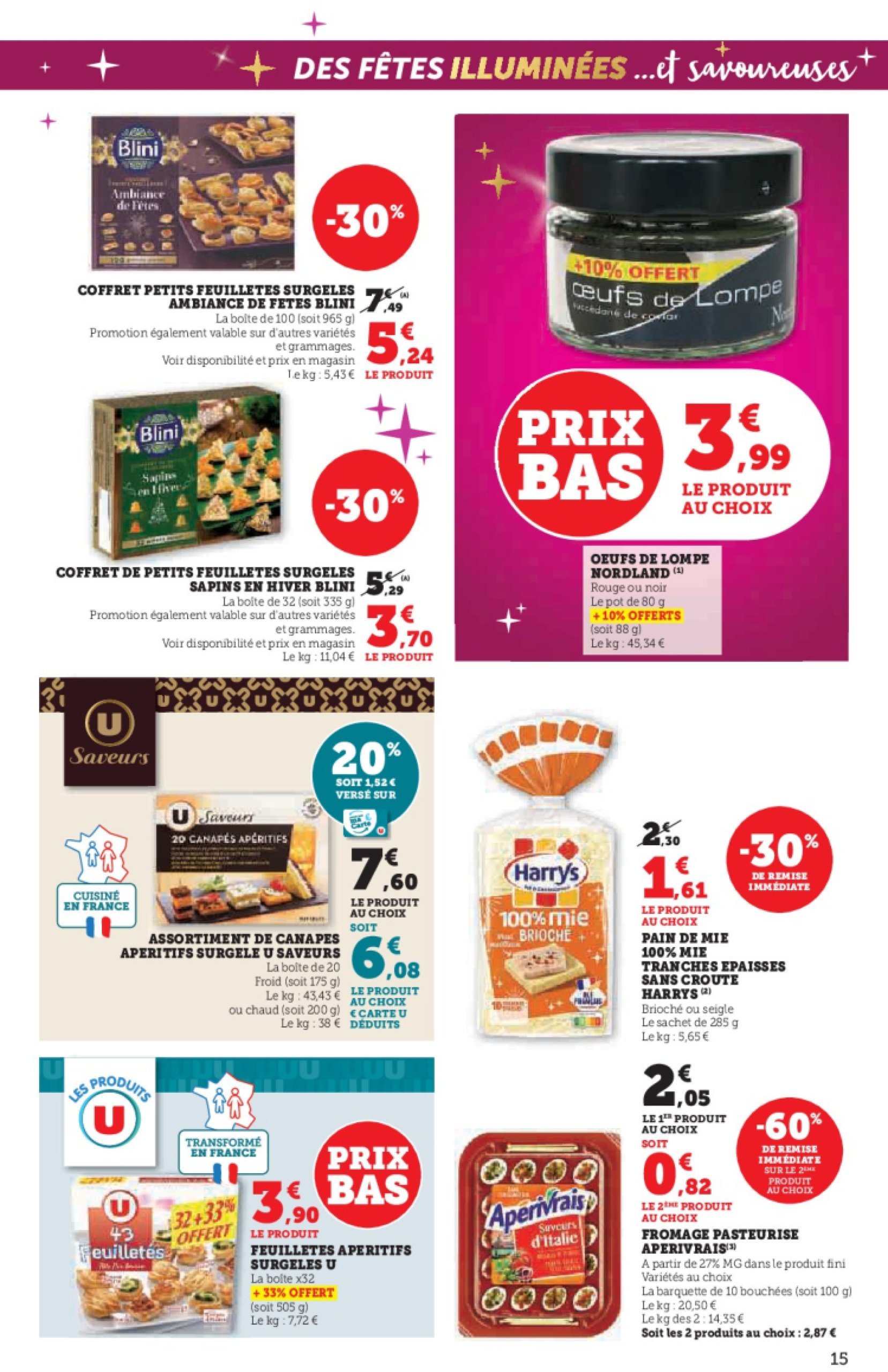 super-u - Catalogue Hyper U - Les prix bas de Noël valable dès 10/12 - 24/12 - page: 15