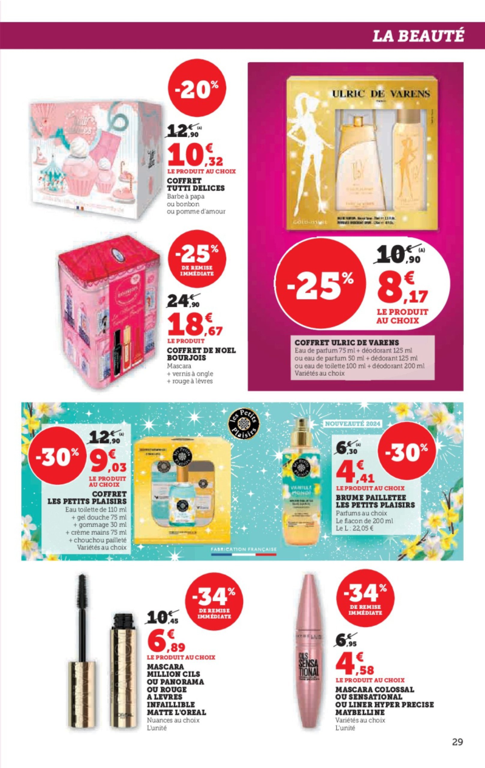 super-u - Catalogue Hyper U - Les prix bas de Noël valable dès 10/12 - 24/12 - page: 29