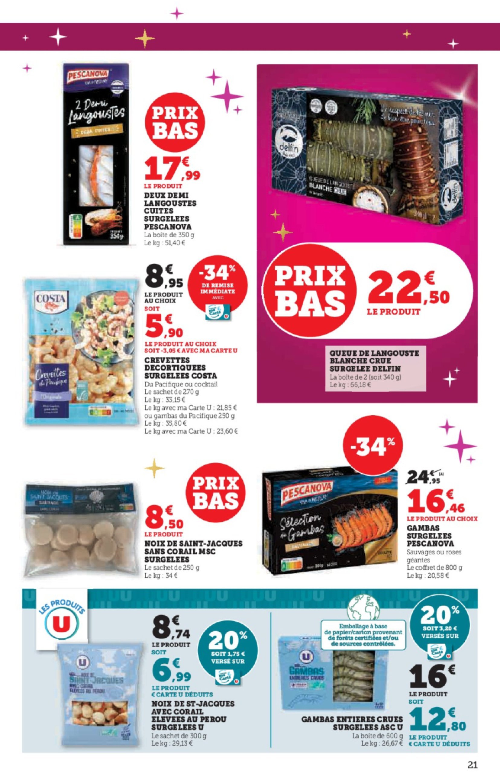 super-u - Catalogue Hyper U - Les prix bas de Noël valable dès 10/12 - 24/12 - page: 21