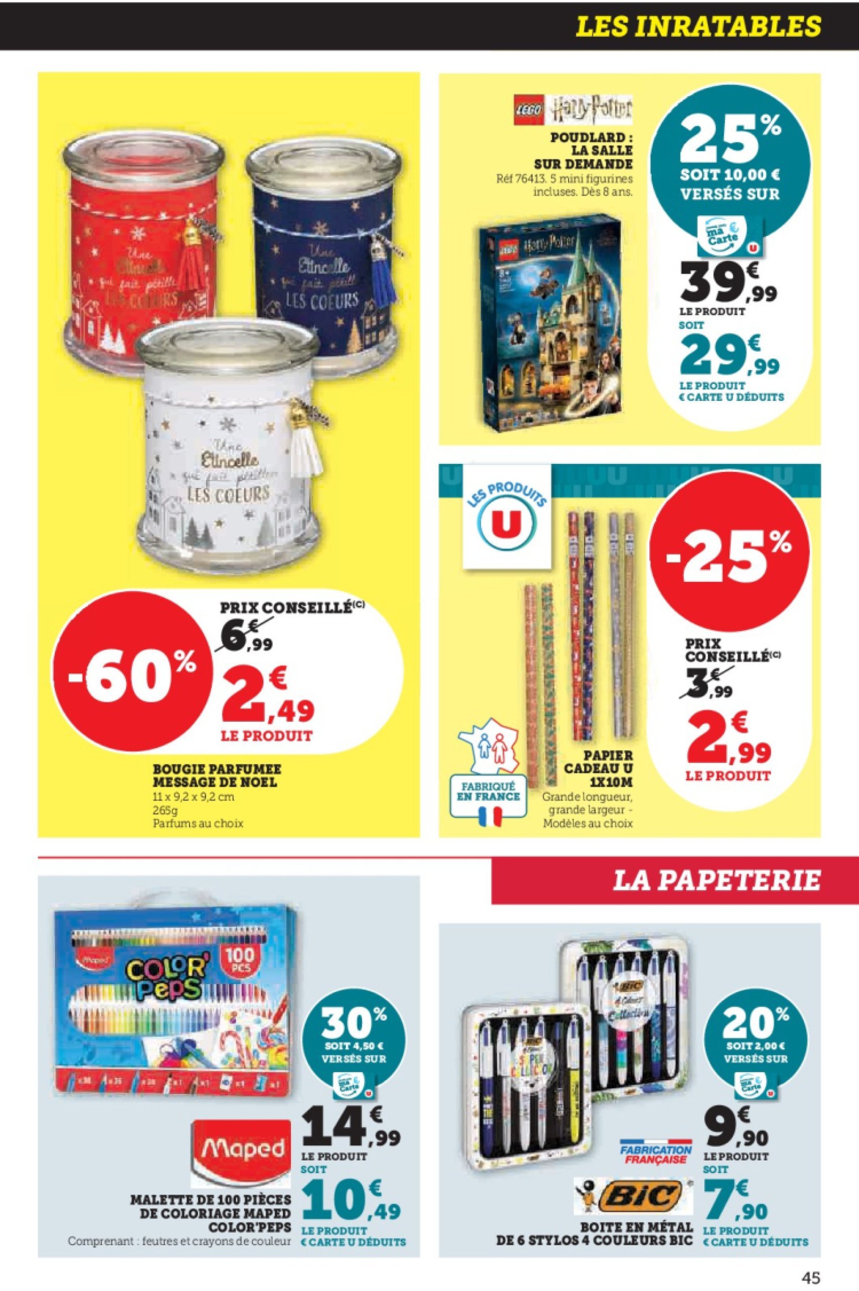 super-u - Catalogue Hyper U - Les prix bas de Noël valable dès 10/12 - 24/12 - page: 45