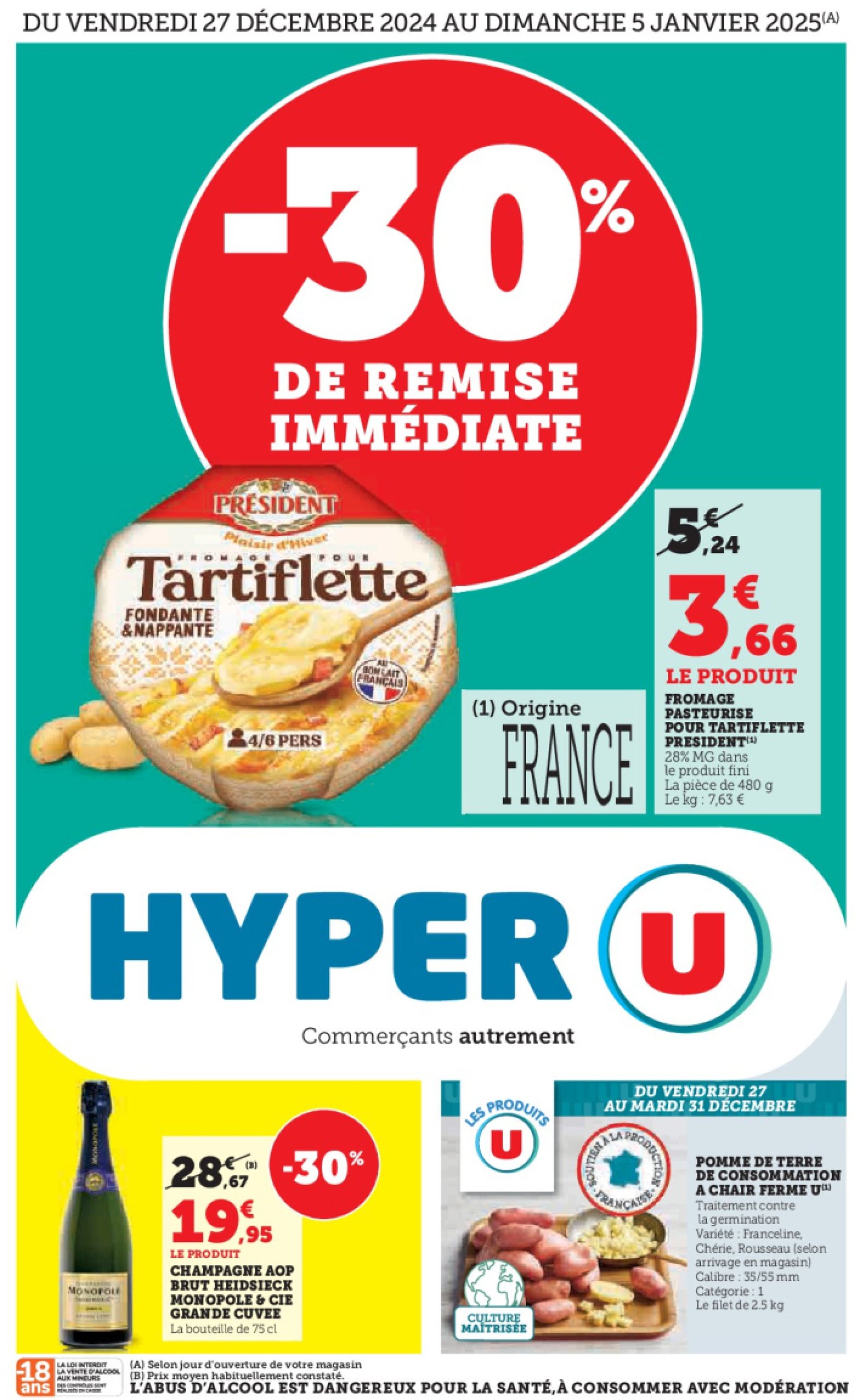 super-u - Catalogue Hyper U valable dès 27/12 - 05/01