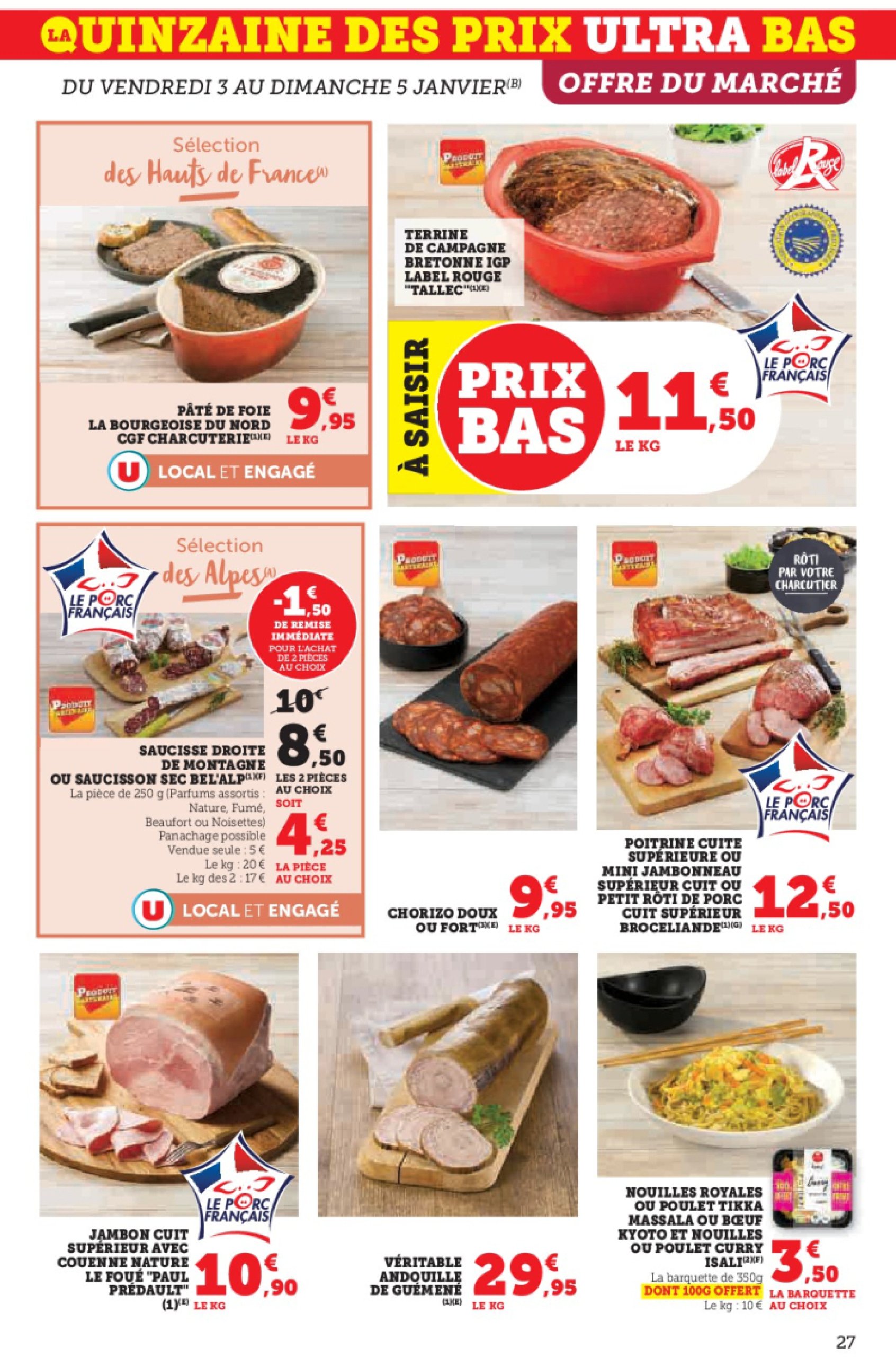 super-u - Catalogue Super U valable dès 03/01 - 12/01 - page: 27