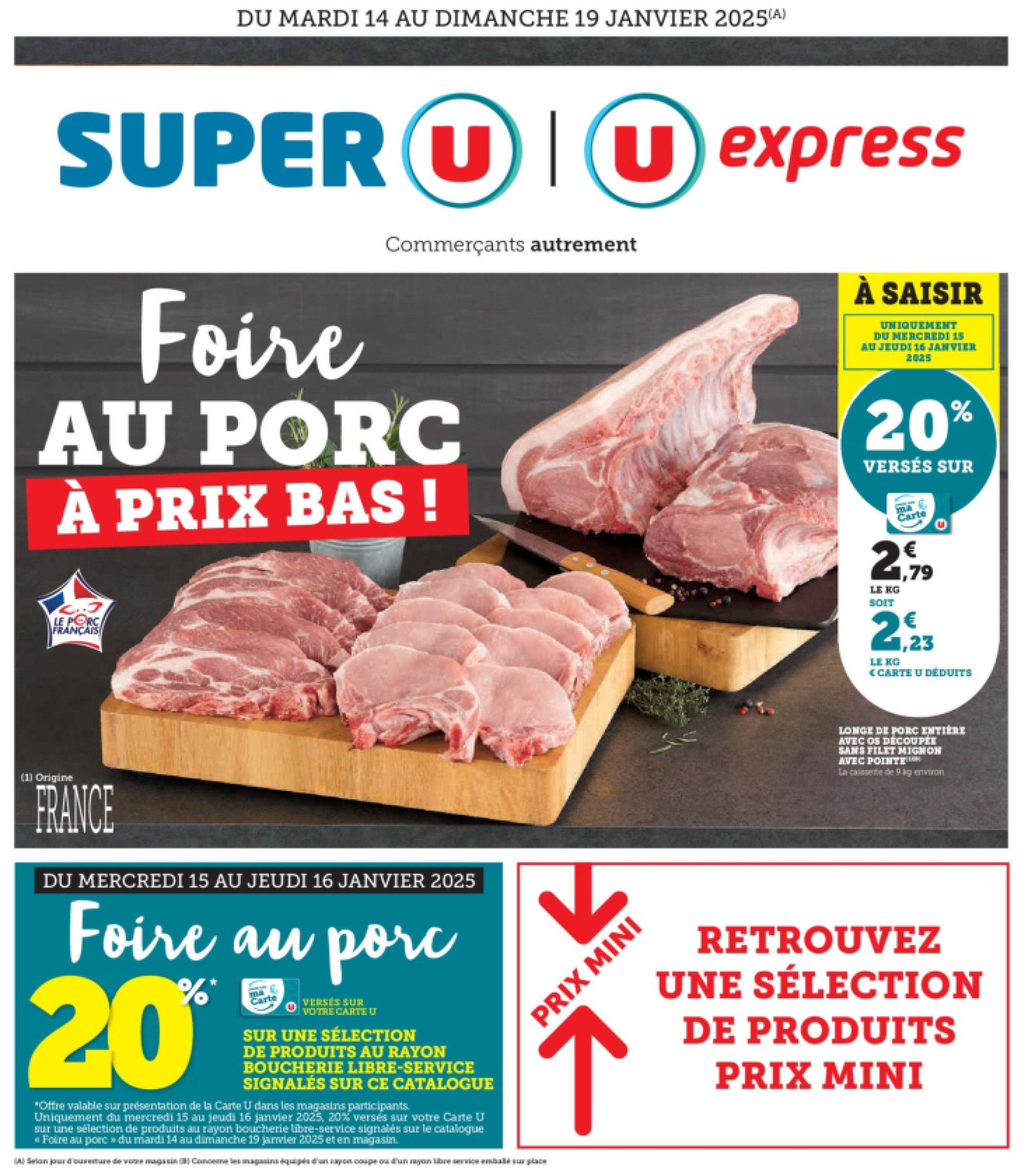 super-u - Catalogue Super U - Express U valable dès 14/01 - 19/01