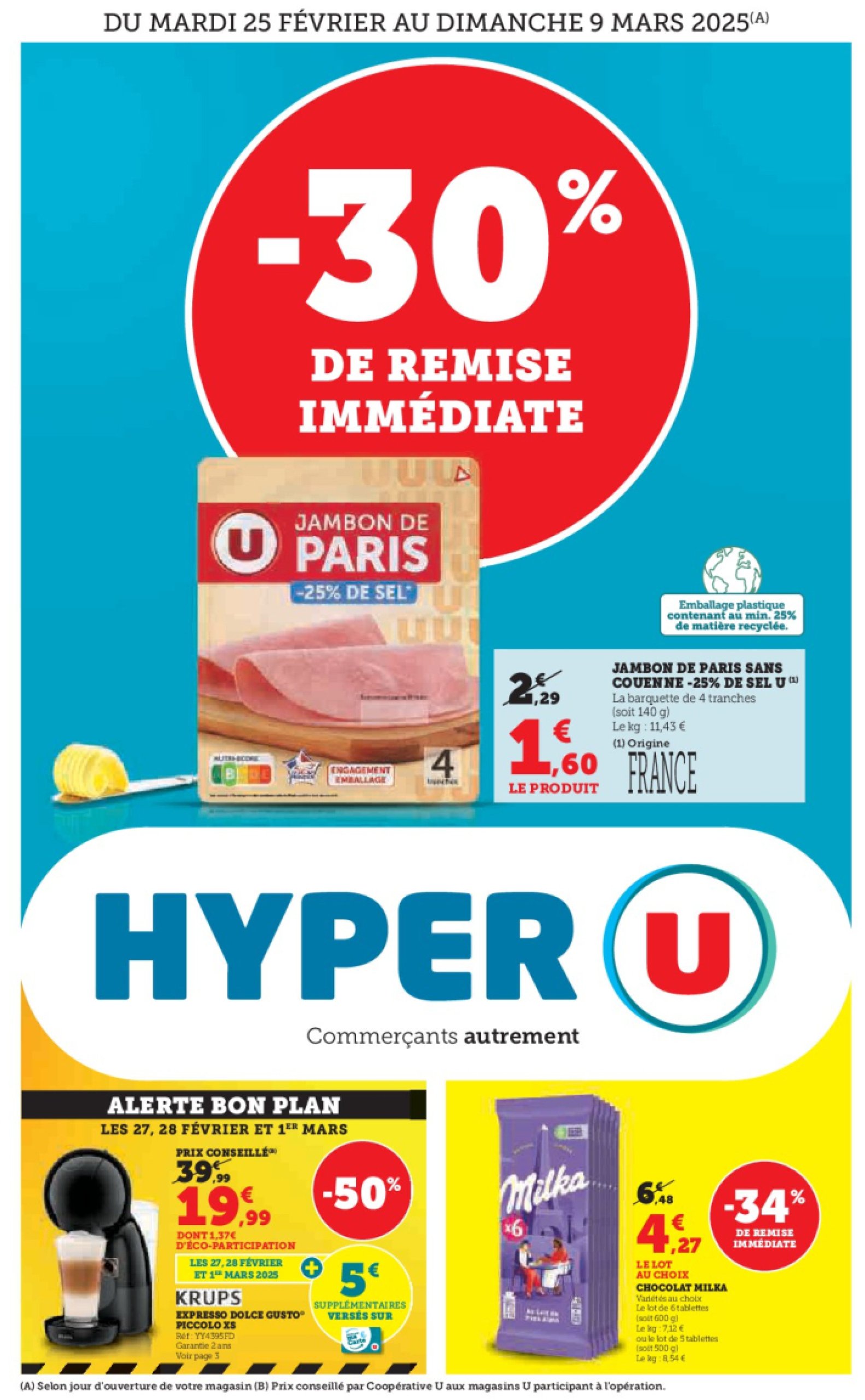 super-u - Catalogue Hyper U - Les prix bas valable dès 25/02 - 09/03