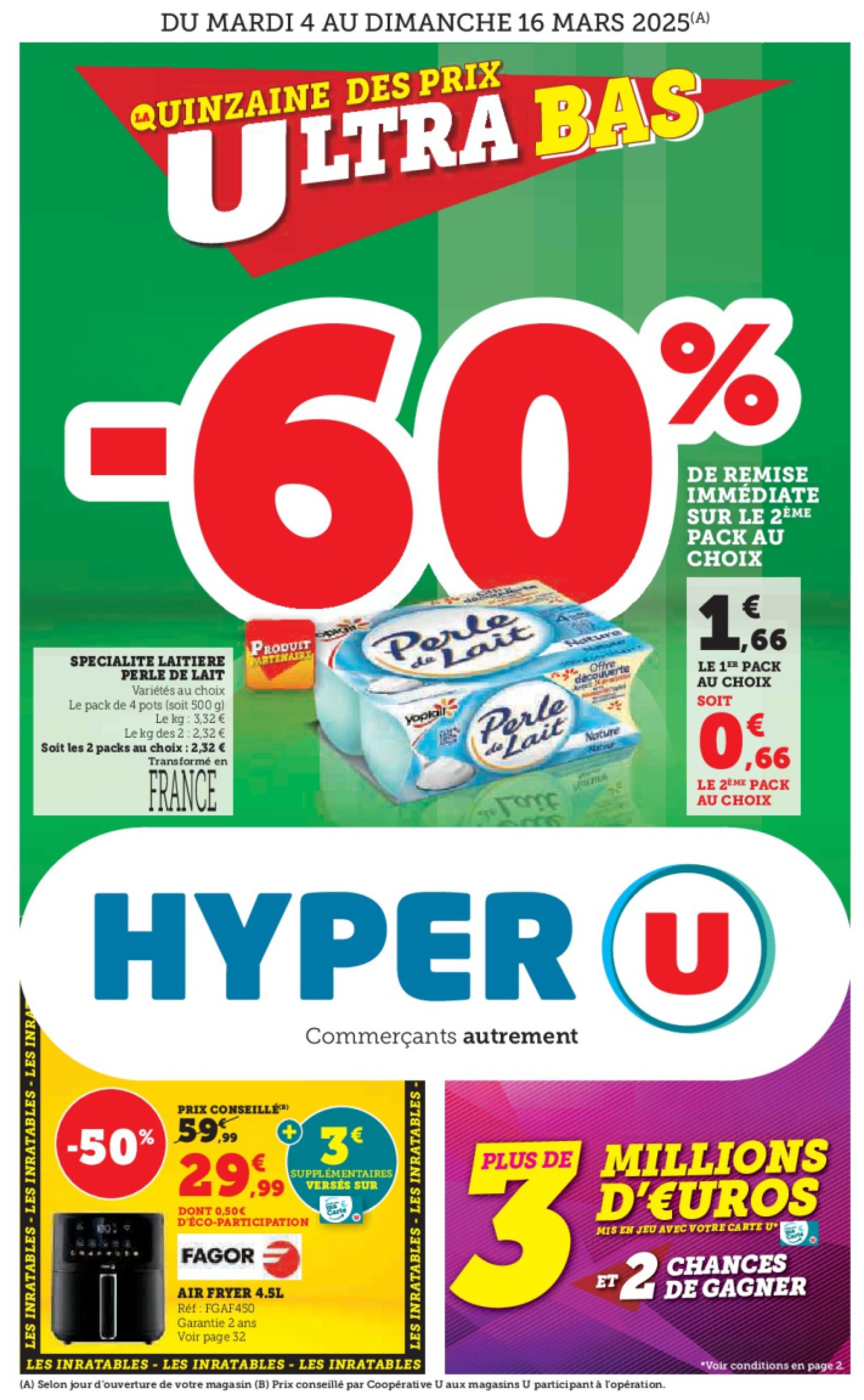 super-u - Catalogue Hyper U - Quinzaine des prix ultra bas valable dès 04/03 - 16/03