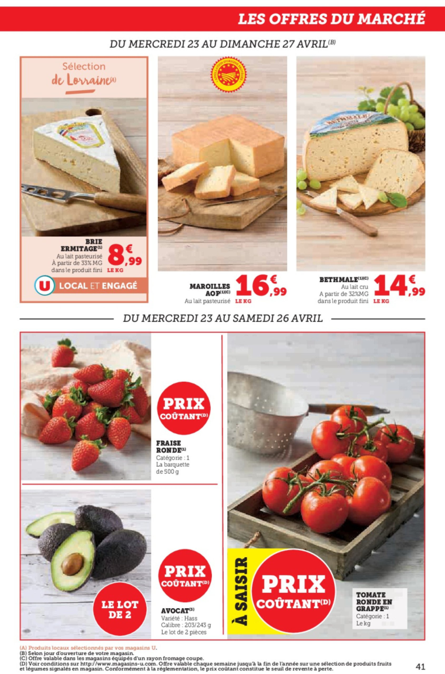 super-u - Catalogue Hyper U valable dès 23/04 - 04/05 - page: 41 super-u - Catalogue Hyper U valable dès 23/04 - 04/05 - page: 41