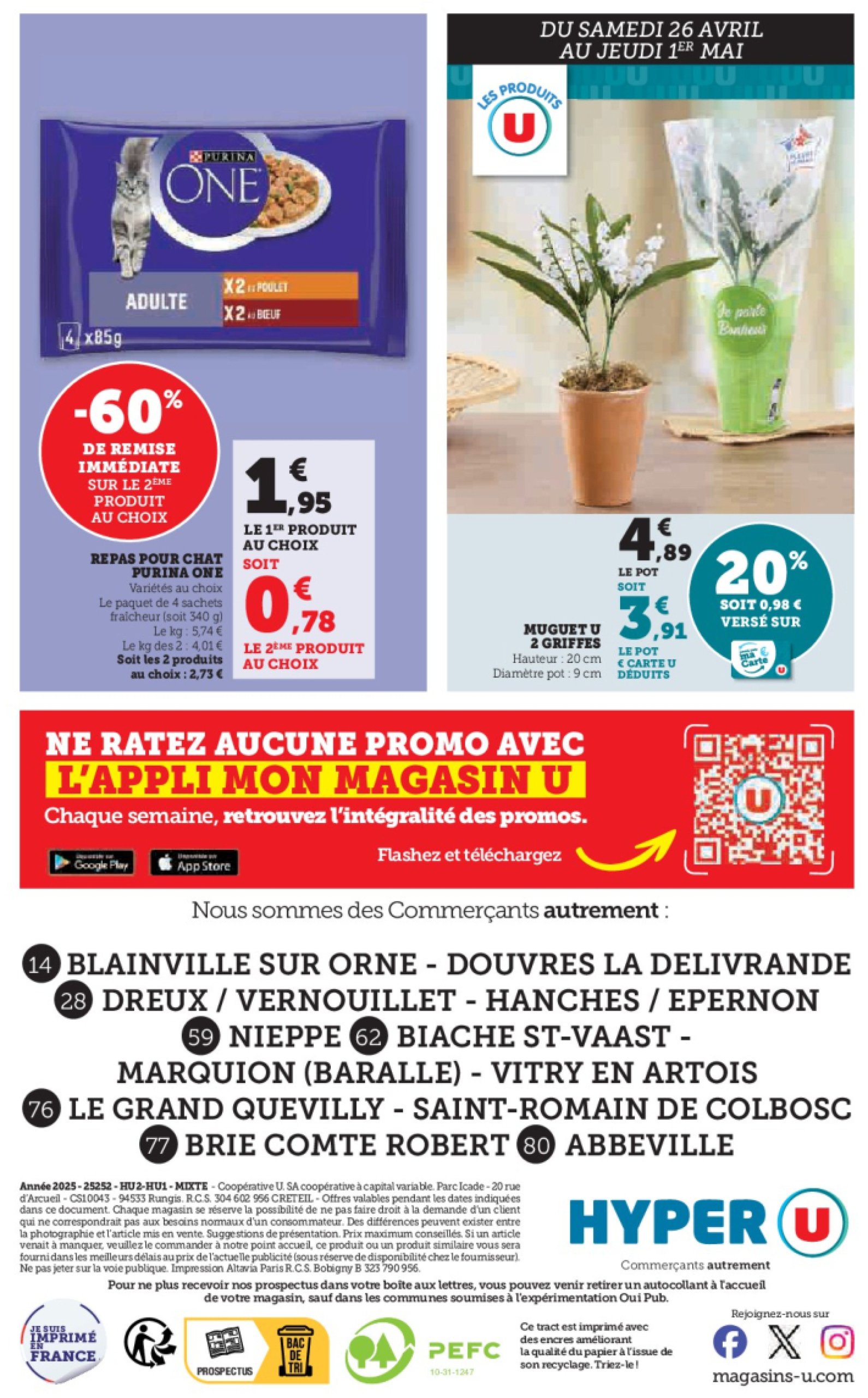 super-u - Catalogue Hyper U valable dès 23/04 - 04/05 - page: 52 super-u - Catalogue Hyper U valable dès 23/04 - 04/05 - page: 52