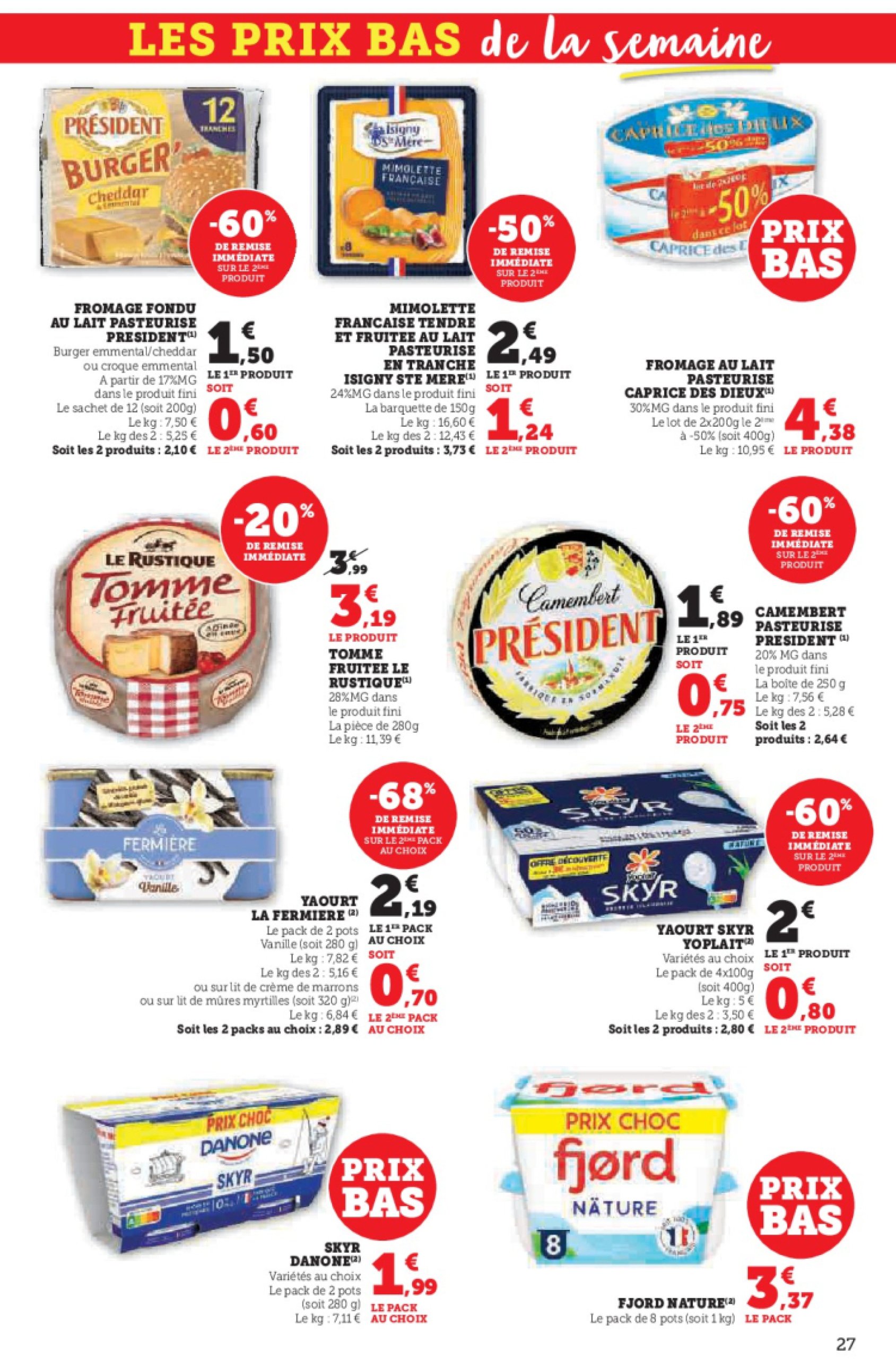 super-u - Catalogue Hyper U valable dès 23/04 - 04/05 - page: 27 super-u - Catalogue Hyper U valable dès 23/04 - 04/05 - page: 27