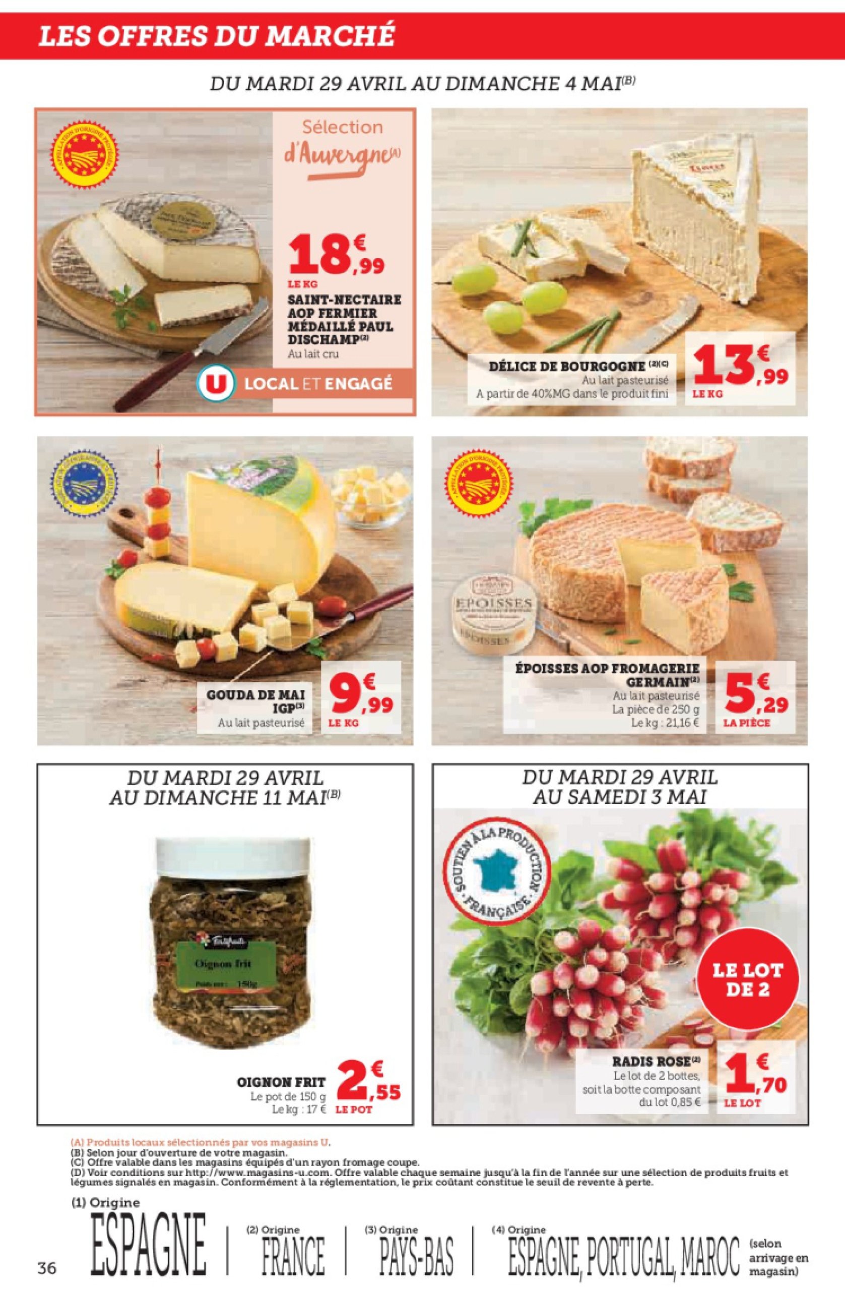 super-u - Catalogue Hyper U - Spécial cuisine traditionnelle à prix bas ! valable dès 29/04 - 11/05 - page: 36 super-u - Catalogue Hyper U - Spécial cuisine traditionnelle à prix bas ! valable dès 29/04 - 11/05 - page: 36