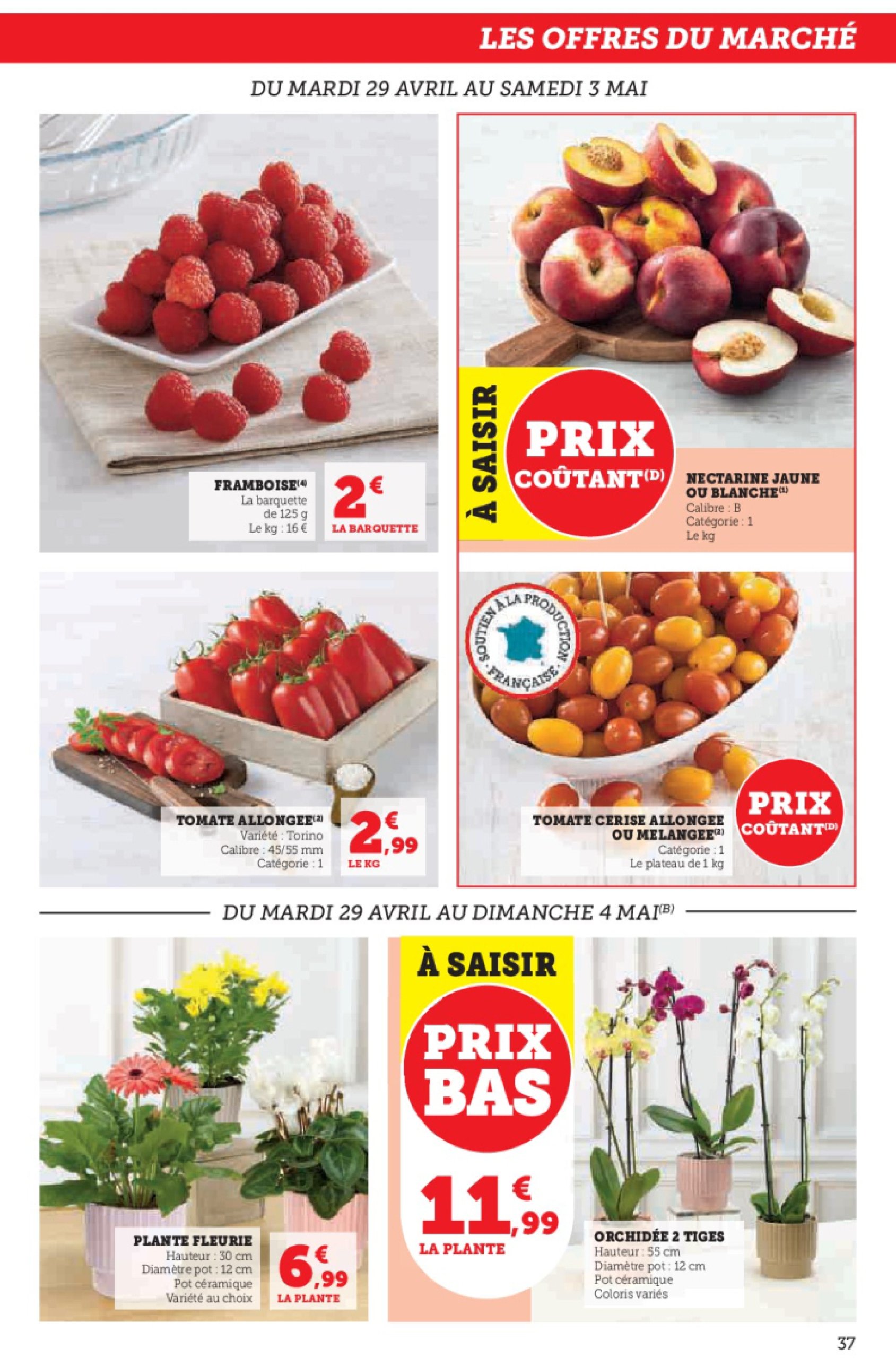 super-u - Catalogue Hyper U - Spécial cuisine traditionnelle à prix bas ! valable dès 29/04 - 11/05 - page: 37 super-u - Catalogue Hyper U - Spécial cuisine traditionnelle à prix bas ! valable dès 29/04 - 11/05 - page: 37