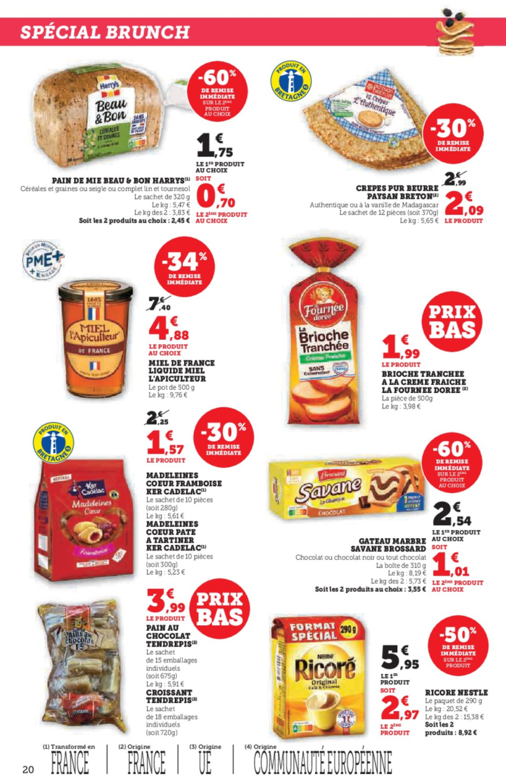 super-u - Catalogue Hyper U - Spécial cuisine traditionnelle à prix bas ! valable dès 29/04 - 11/05 - page: 20 super-u - Catalogue Hyper U - Spécial cuisine traditionnelle à prix bas ! valable dès 29/04 - 11/05 - page: 20