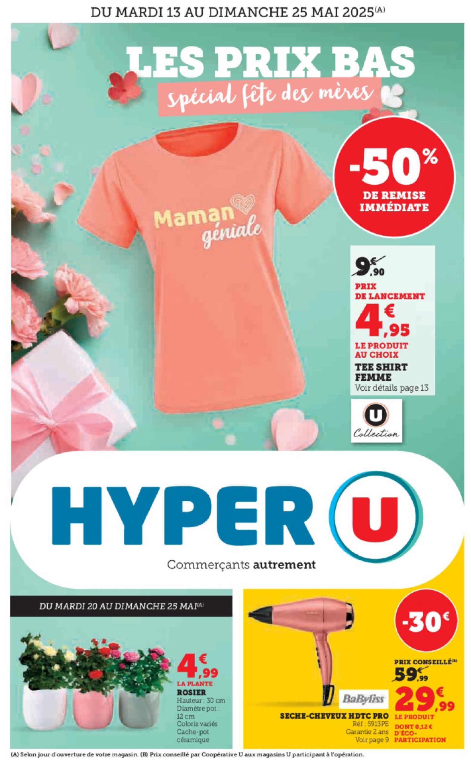 super-u - Catalogue Hyper U - Fête des Mères ! valable dès 13/05 - 25/05